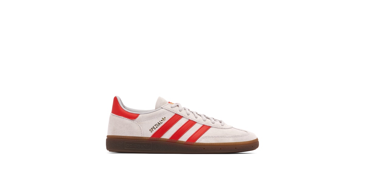 adidas Handball Spezial Grey Hi-Res Red EF5747 Laced
