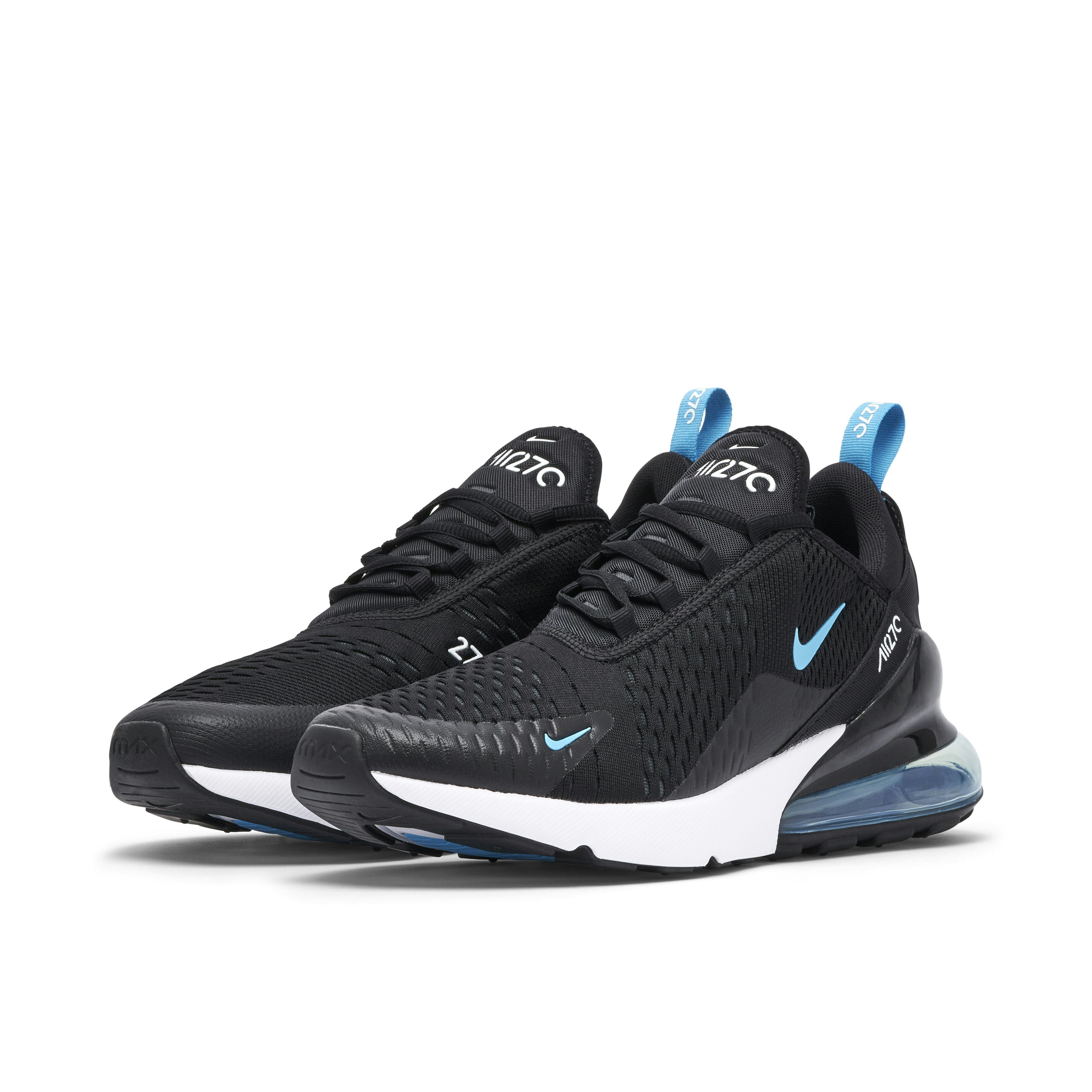 Nike Air Max 270 Black Light Blue Fury