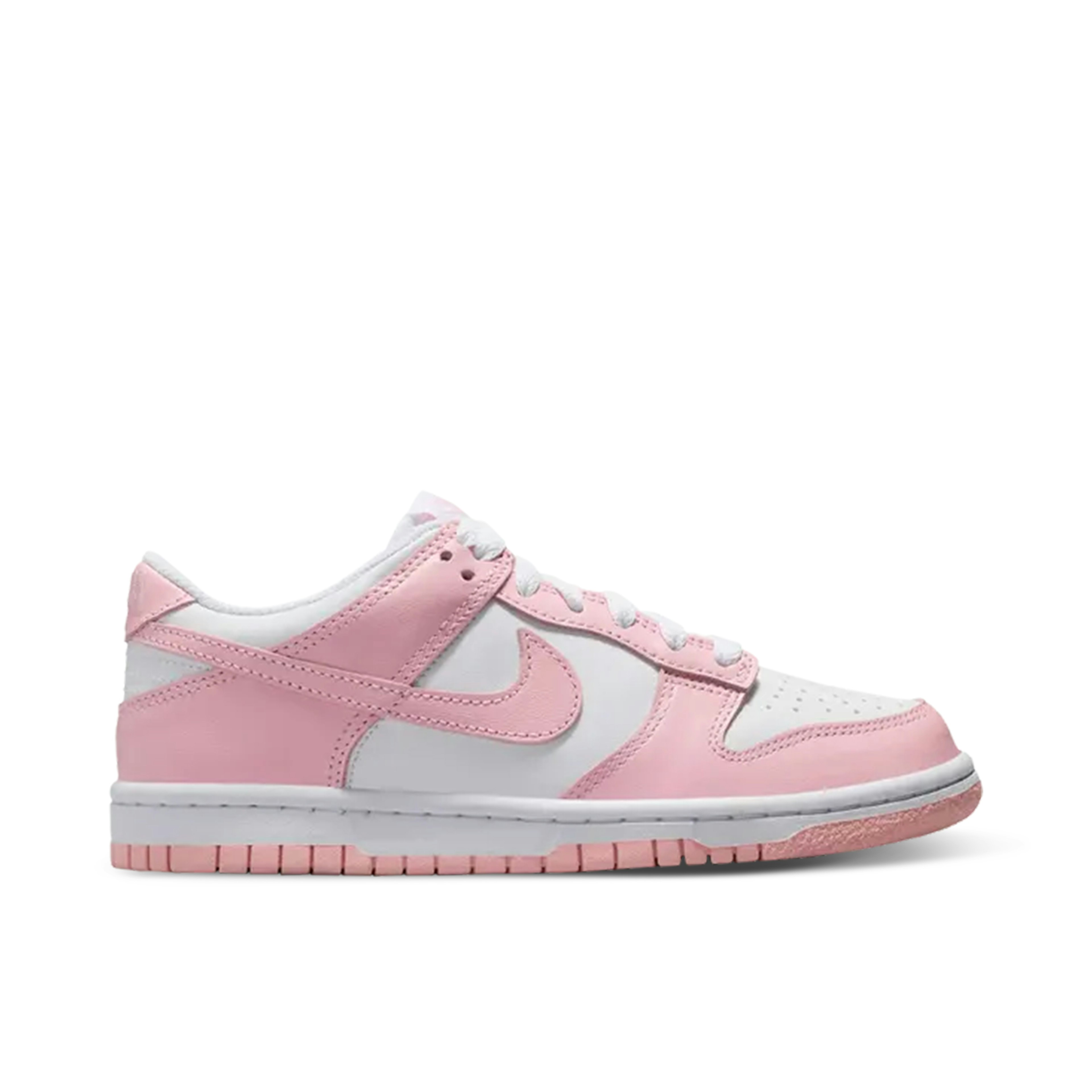 Nike Dunk Low White Medium Soft Pink GS
