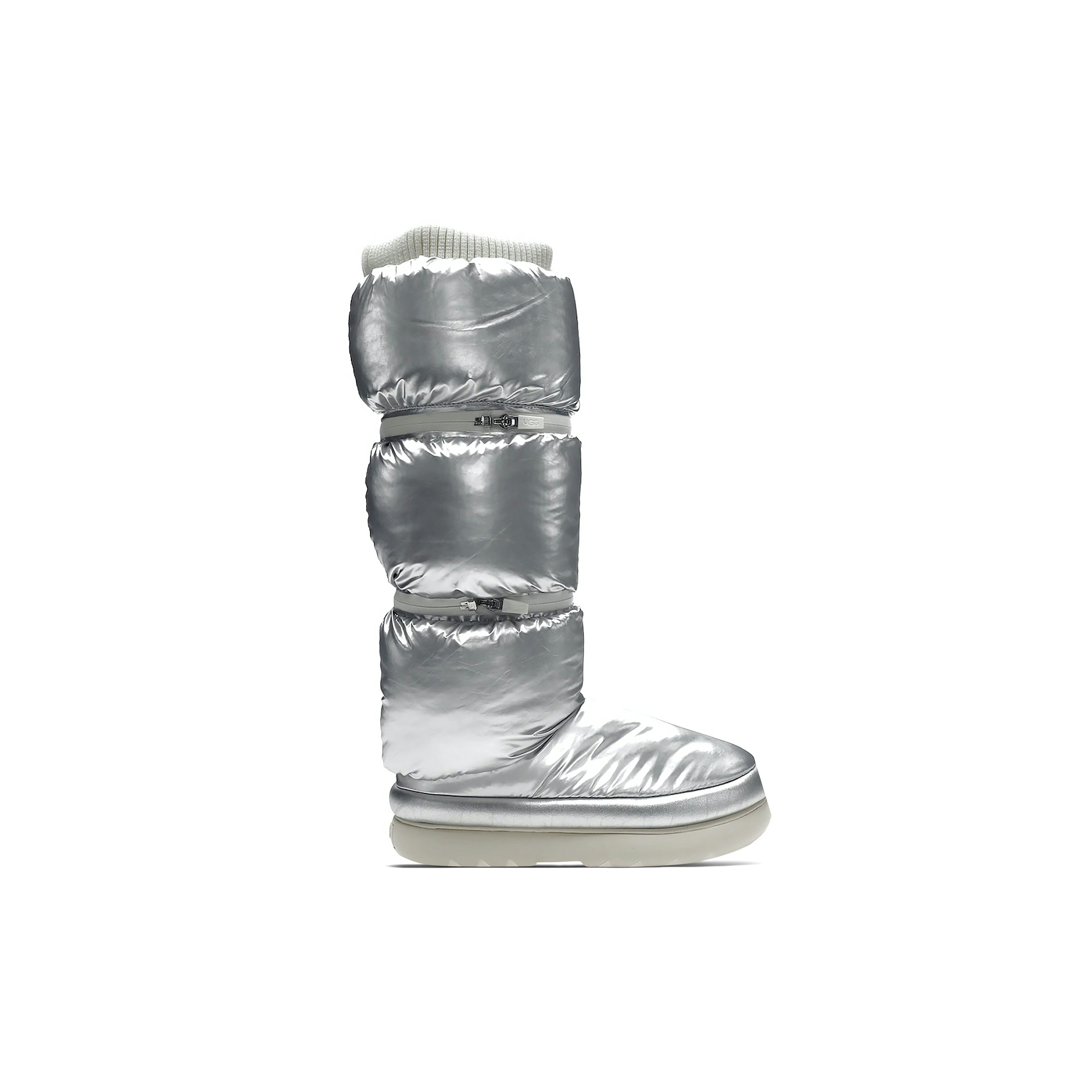 UGG Classic Maxi Ultra Tall Boot Metallic Silver für Damen