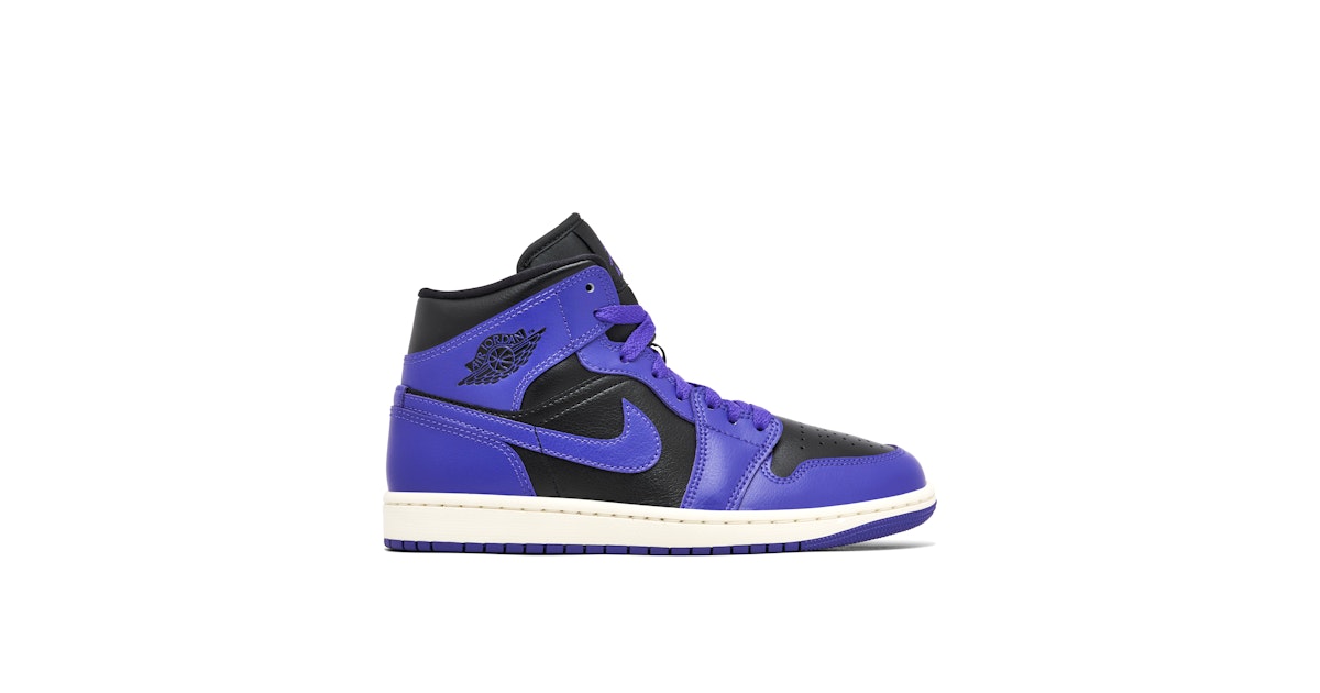 Air Jordan 1 Mid Purple Black Womens | BQ6472-051 | Laced