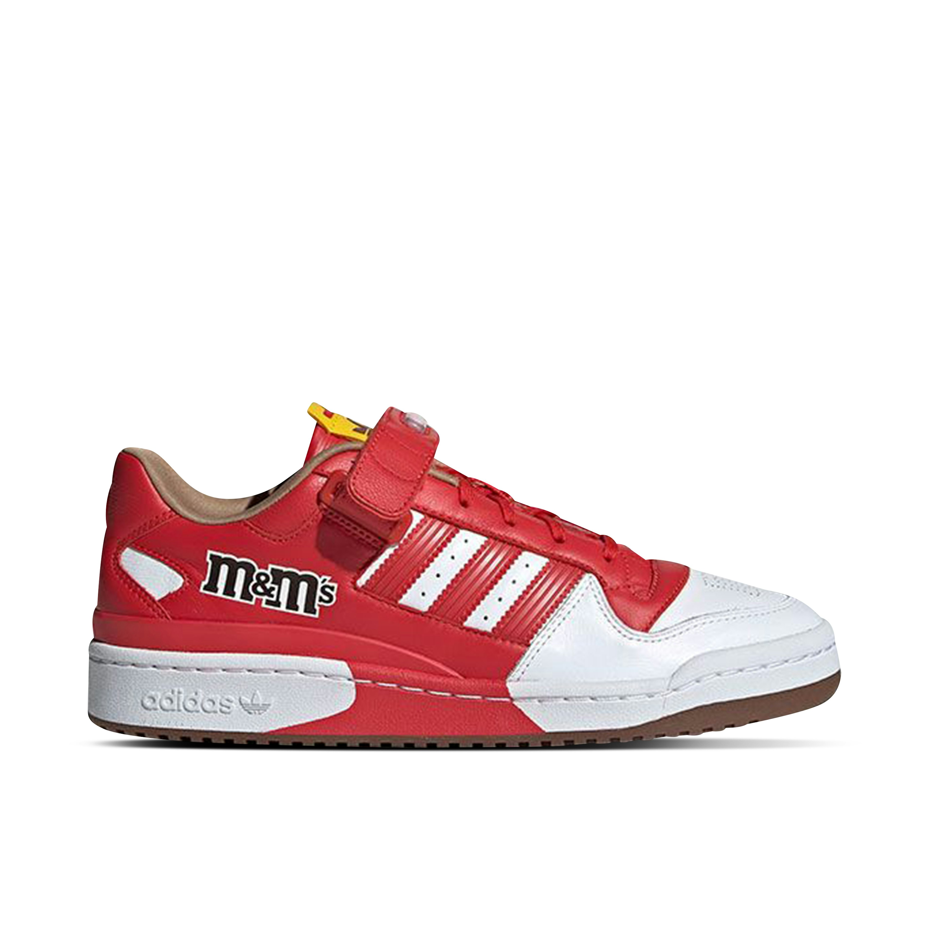 M&M x adidas Forum Low Red