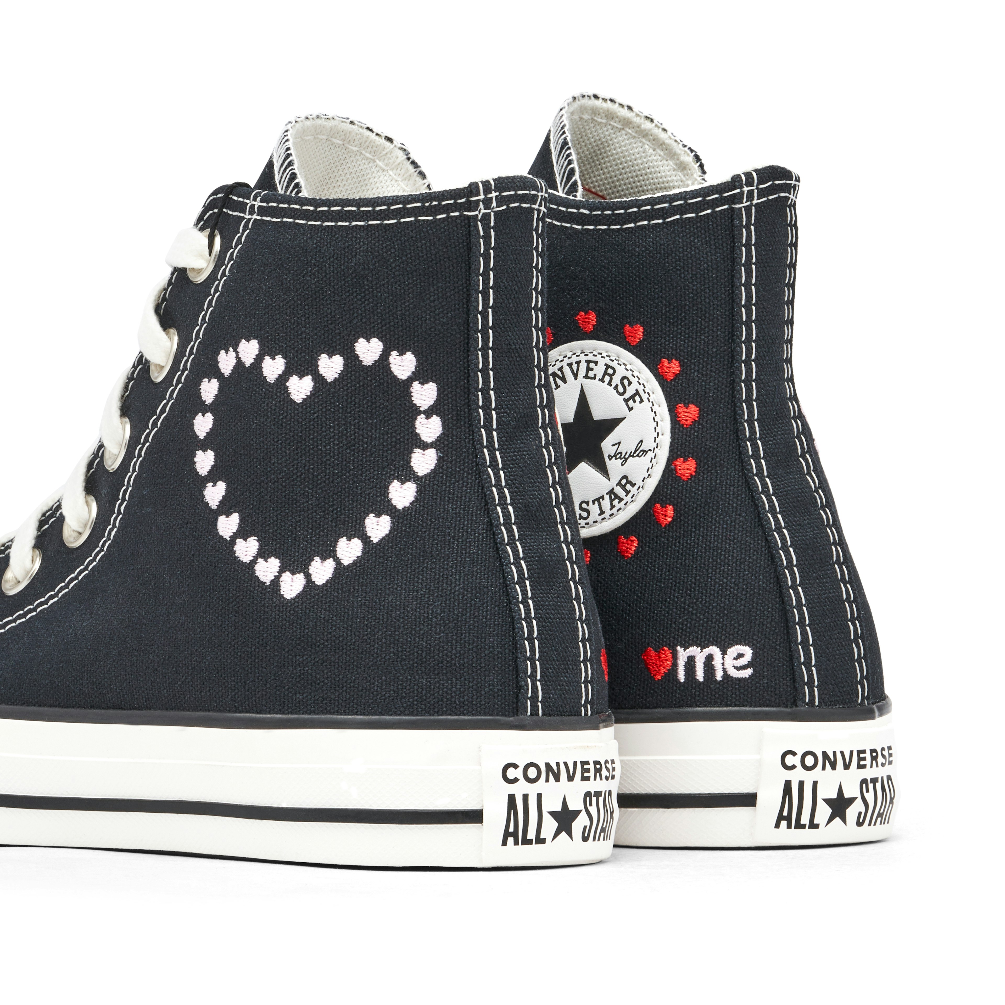 Converse Chuck Taylor All-Star Embroidered Hearts Womens