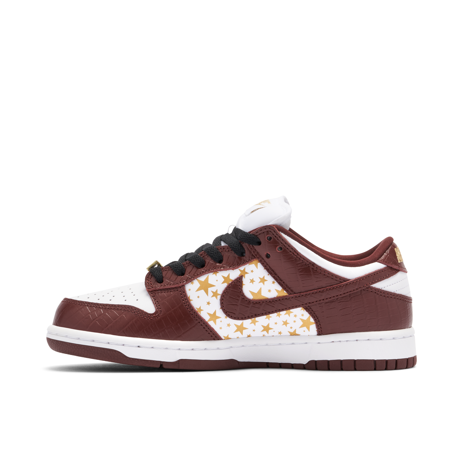 Supreme x Nike SB Dunk Low Stars Barkroot Brown