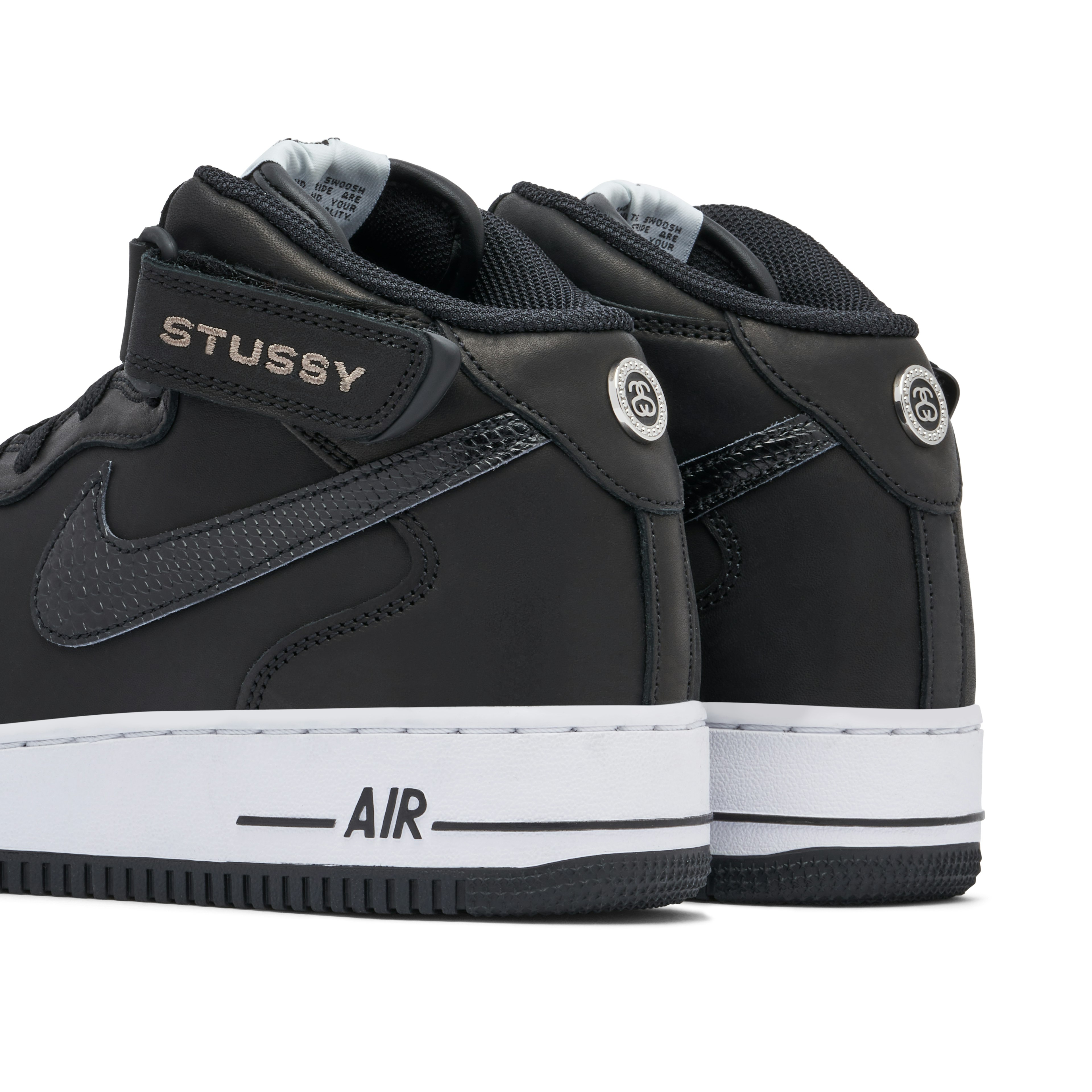 Stussy x Nike Air Force 1 Mid Black