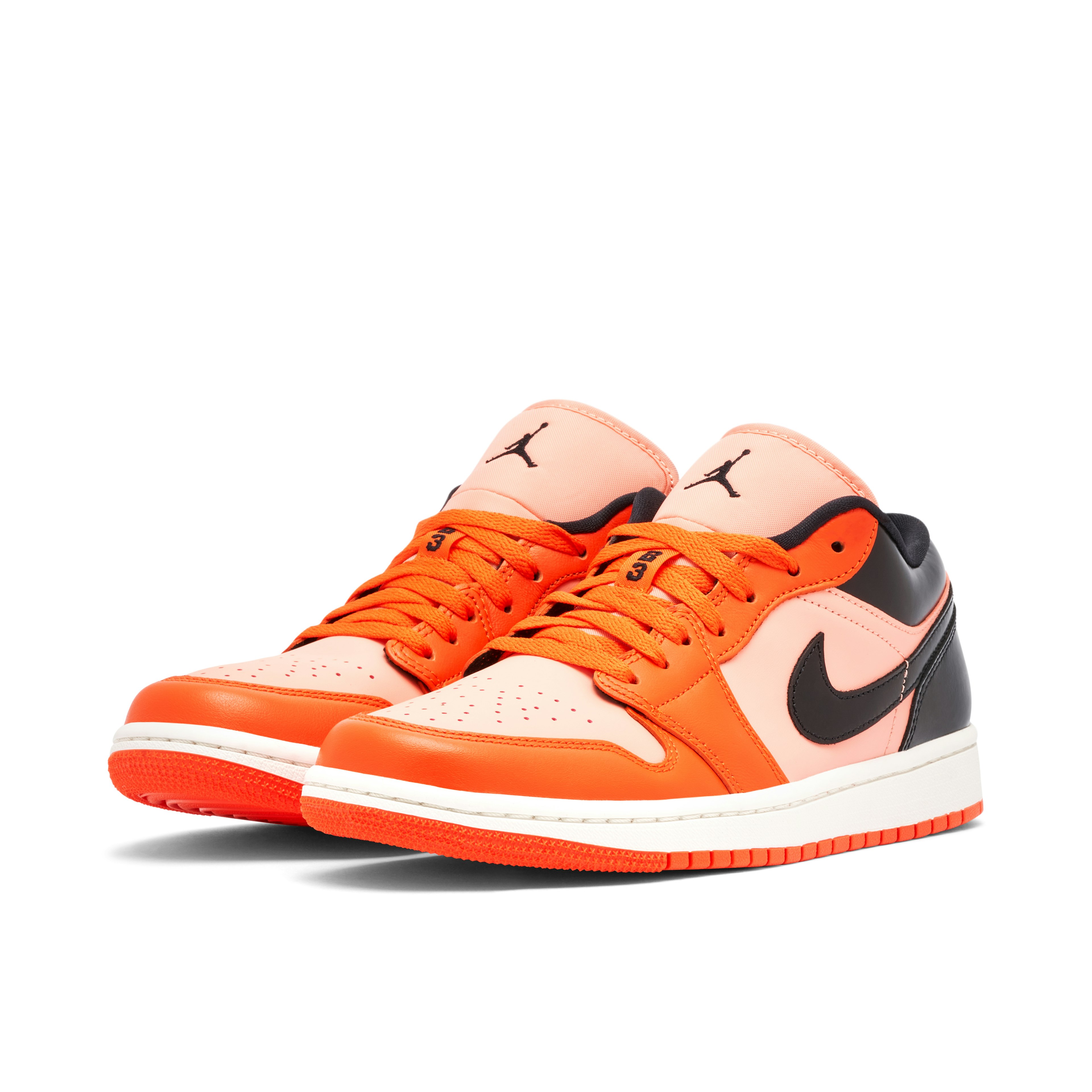 Air Jordan 1 Low Orange Black Femme