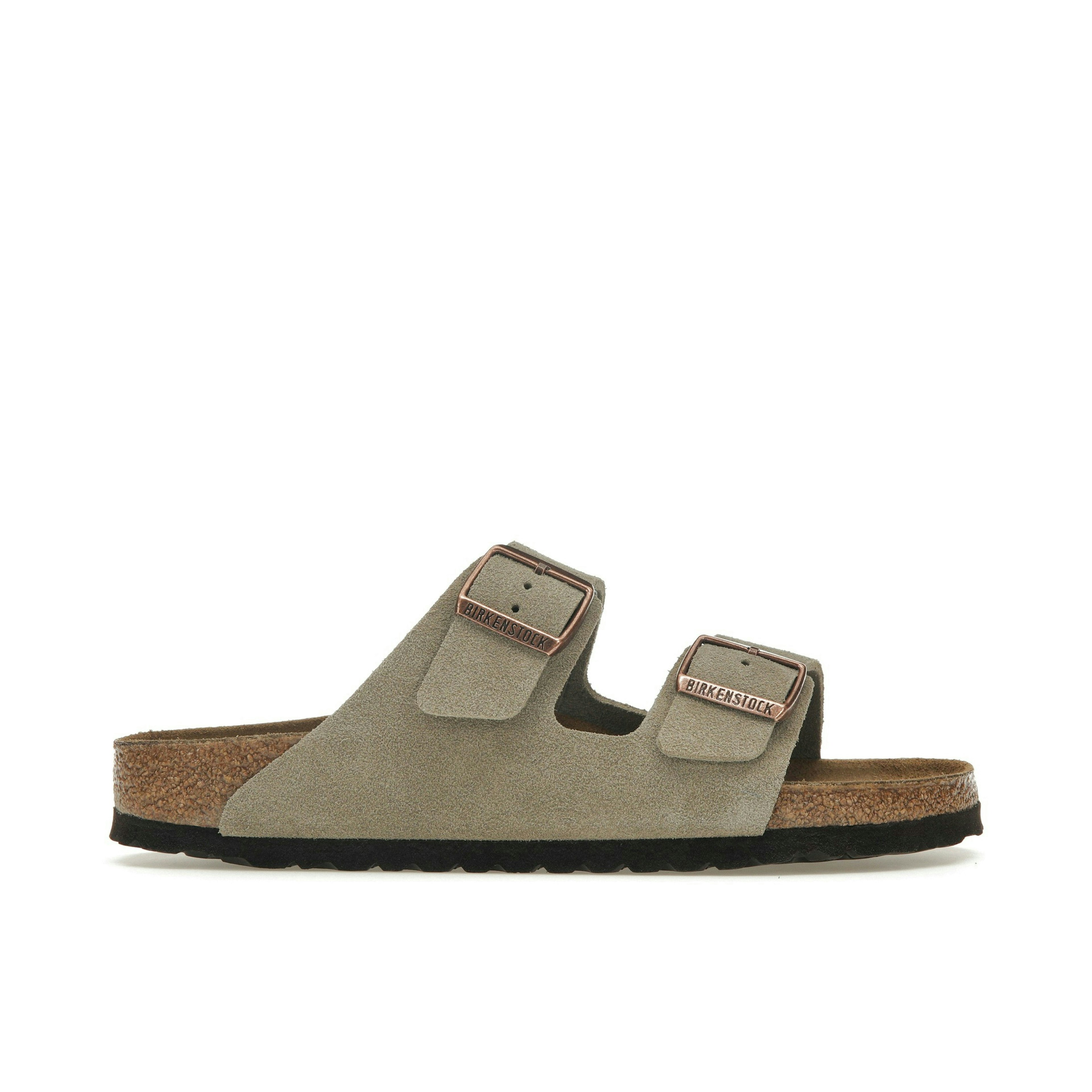 Birkenstock Arizona Suede Taupe (Narrow Fit)