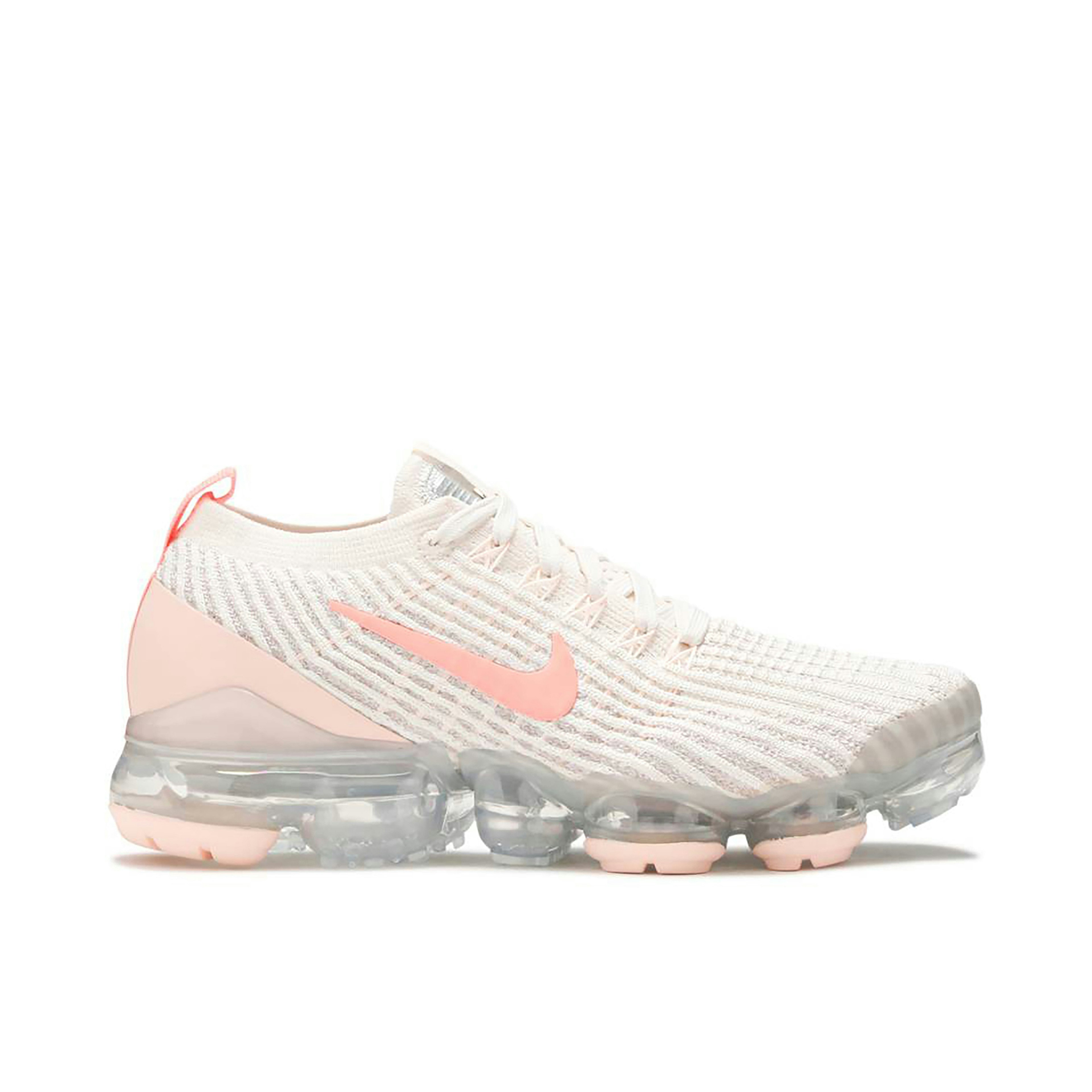Nike Air VaporMax Flyknit 3 Cream Crimson Tint Femme