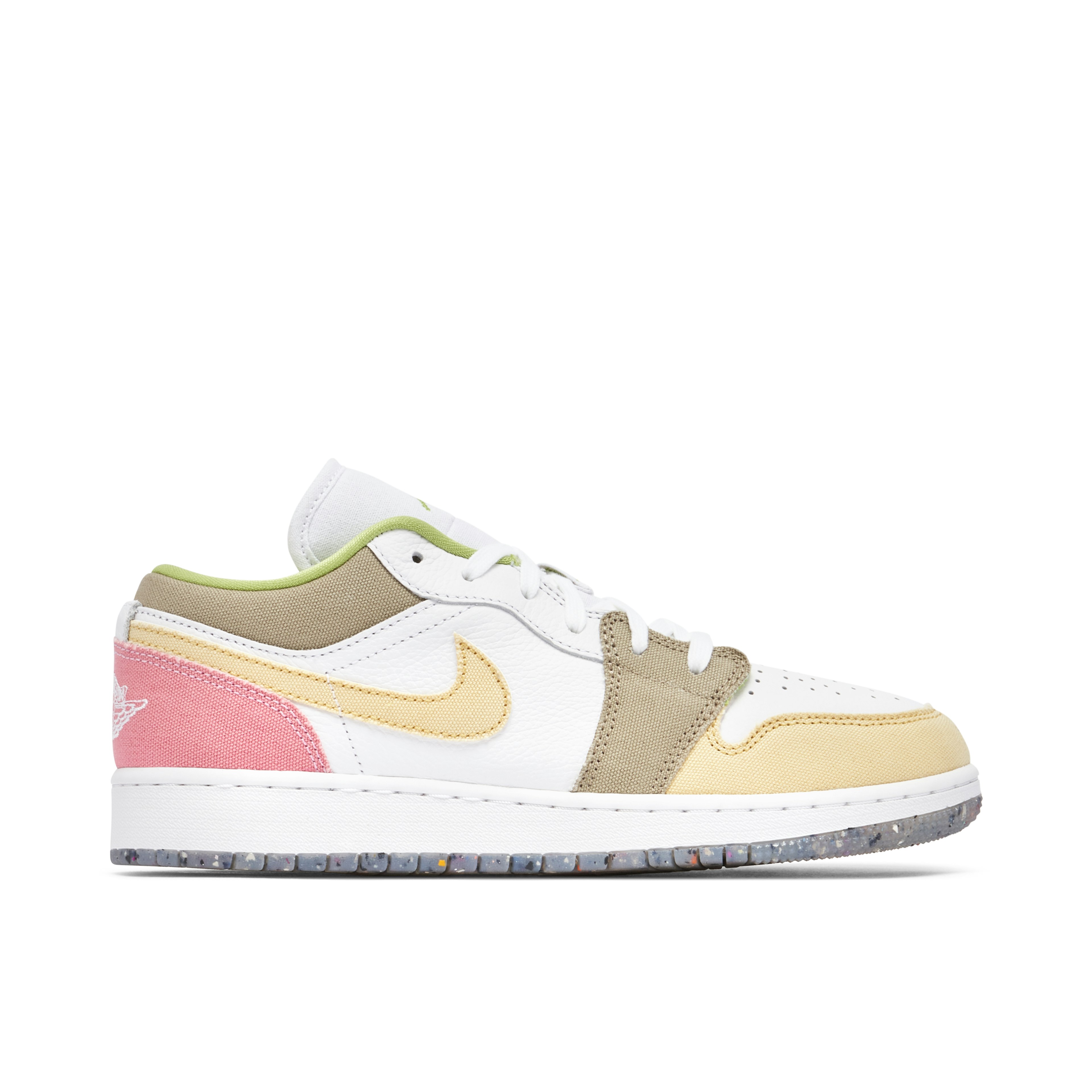 Air Jordan 1 Low Pastel Pink Green GS