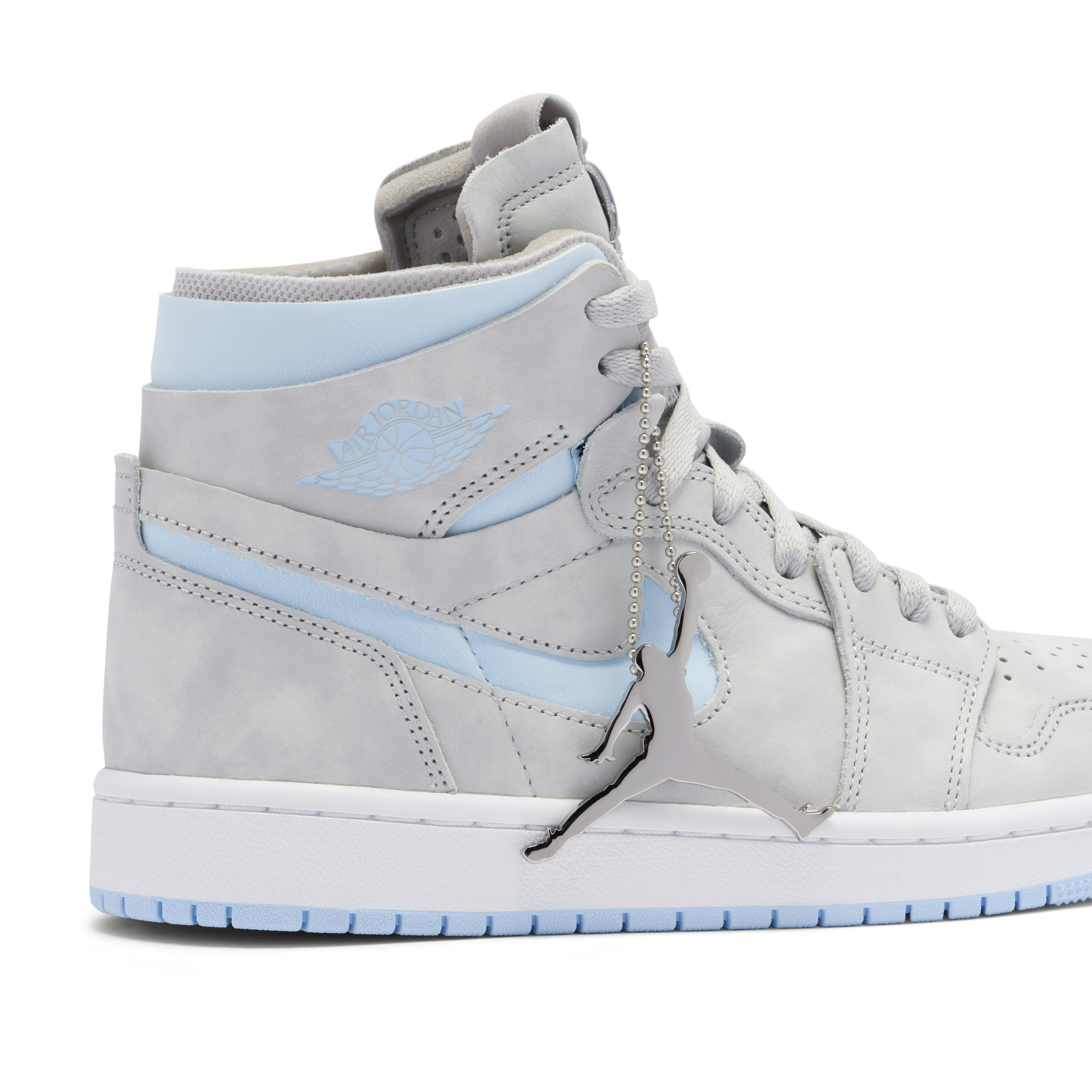 Air Jordan 1 High Zoom CMFT Cool Grey Light Blue Femme