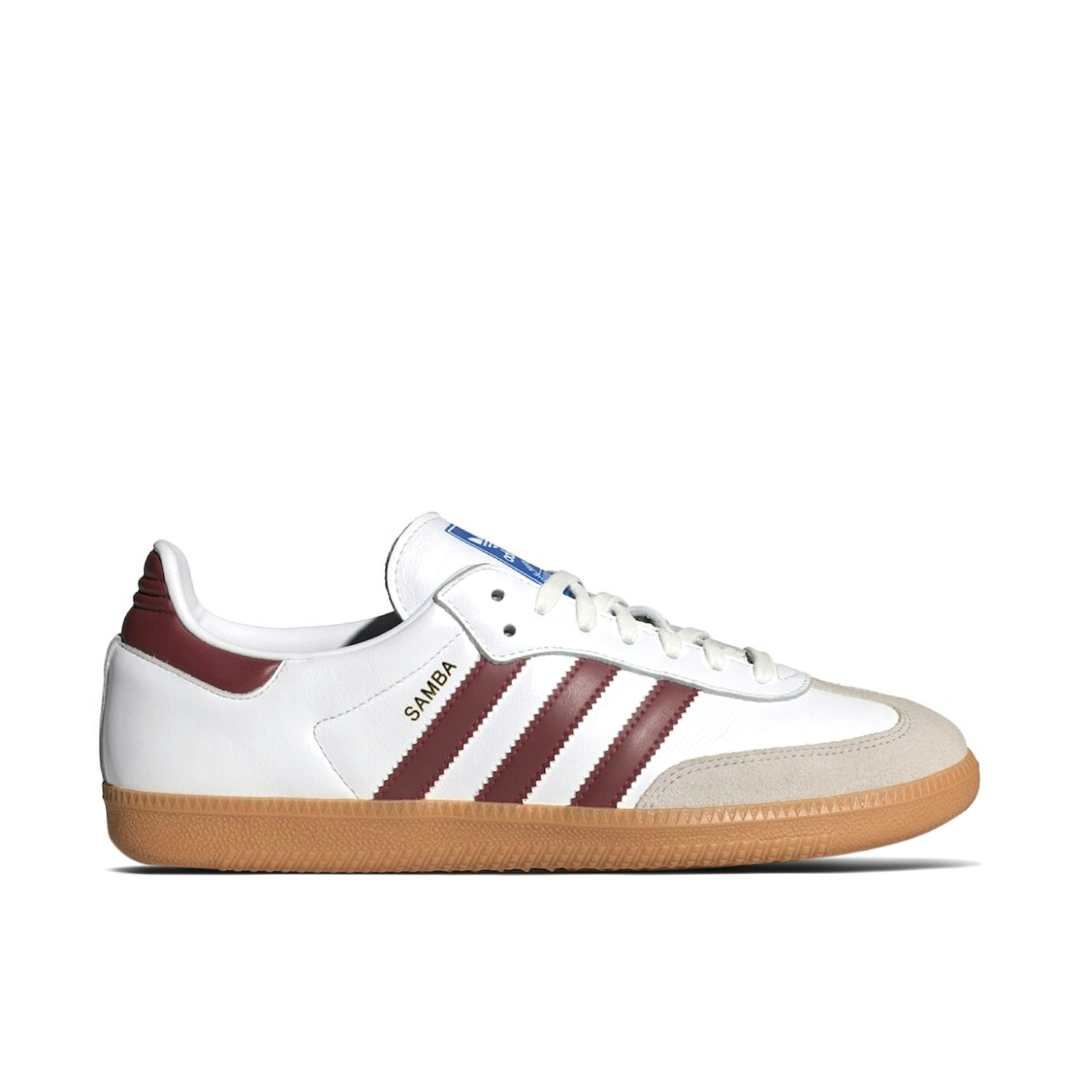 Adidas Samba OG White Burgundy Gum