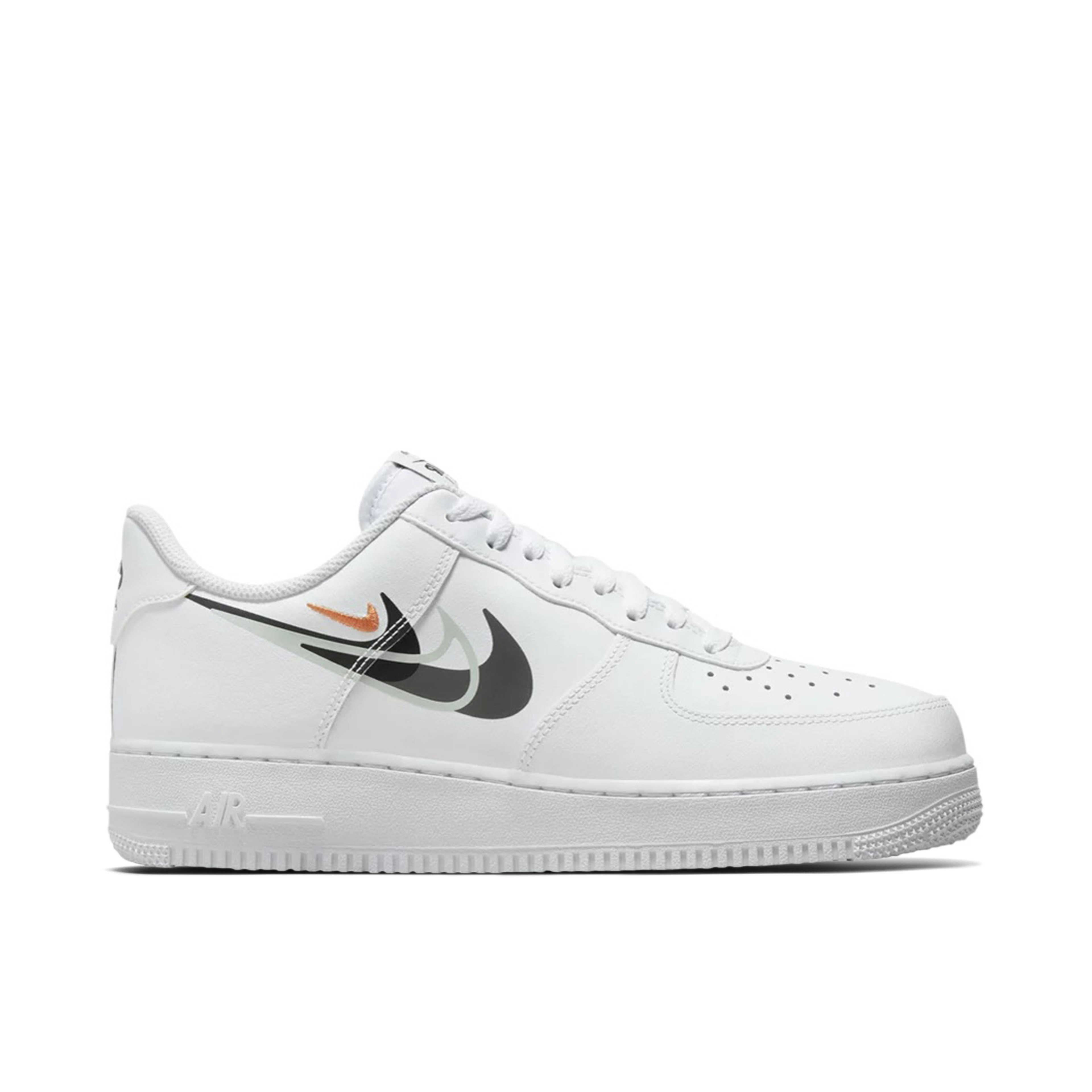 Nike Air Force 1 07 Multi Swoosh White Black