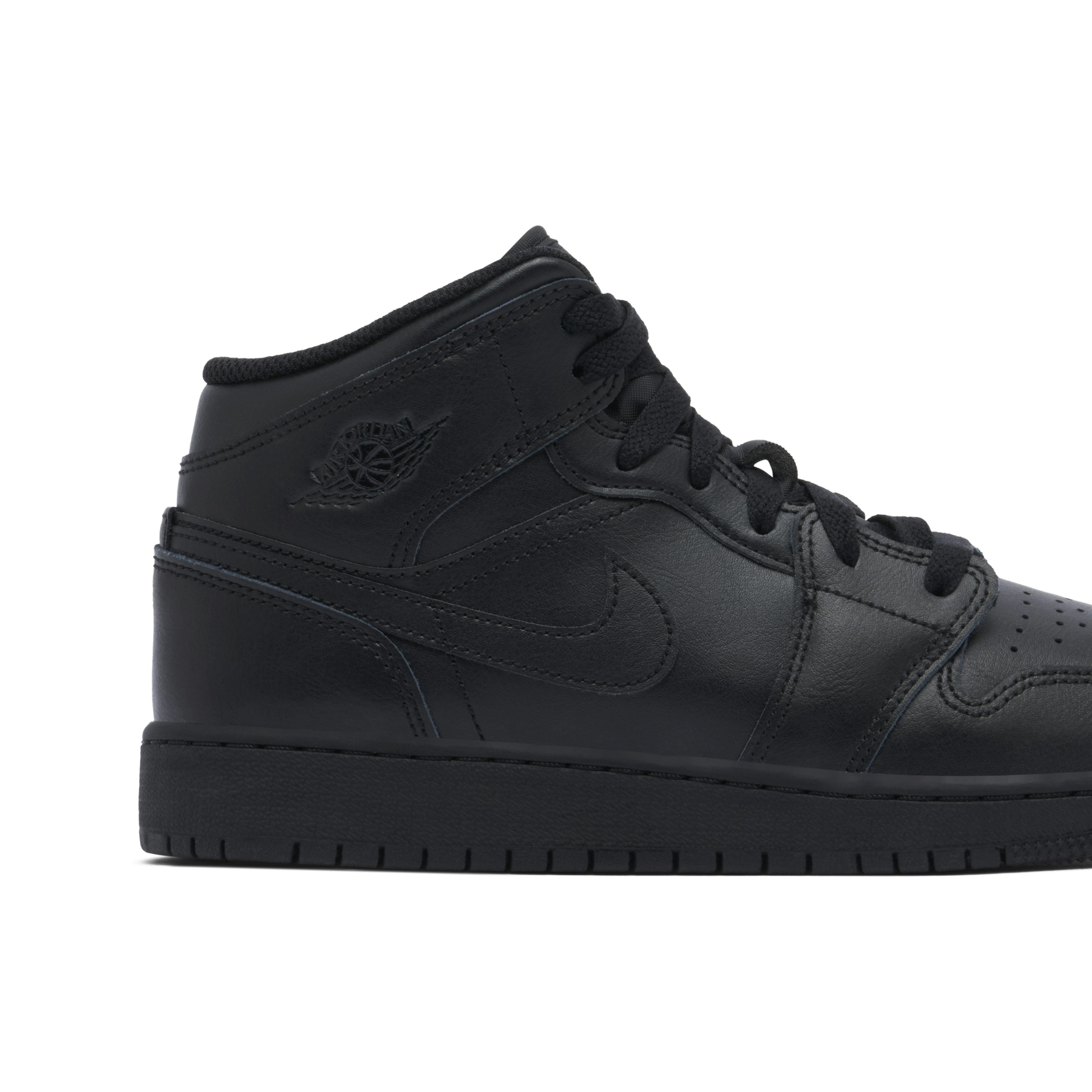 Air Jordan 1 Mid Triple Black GS