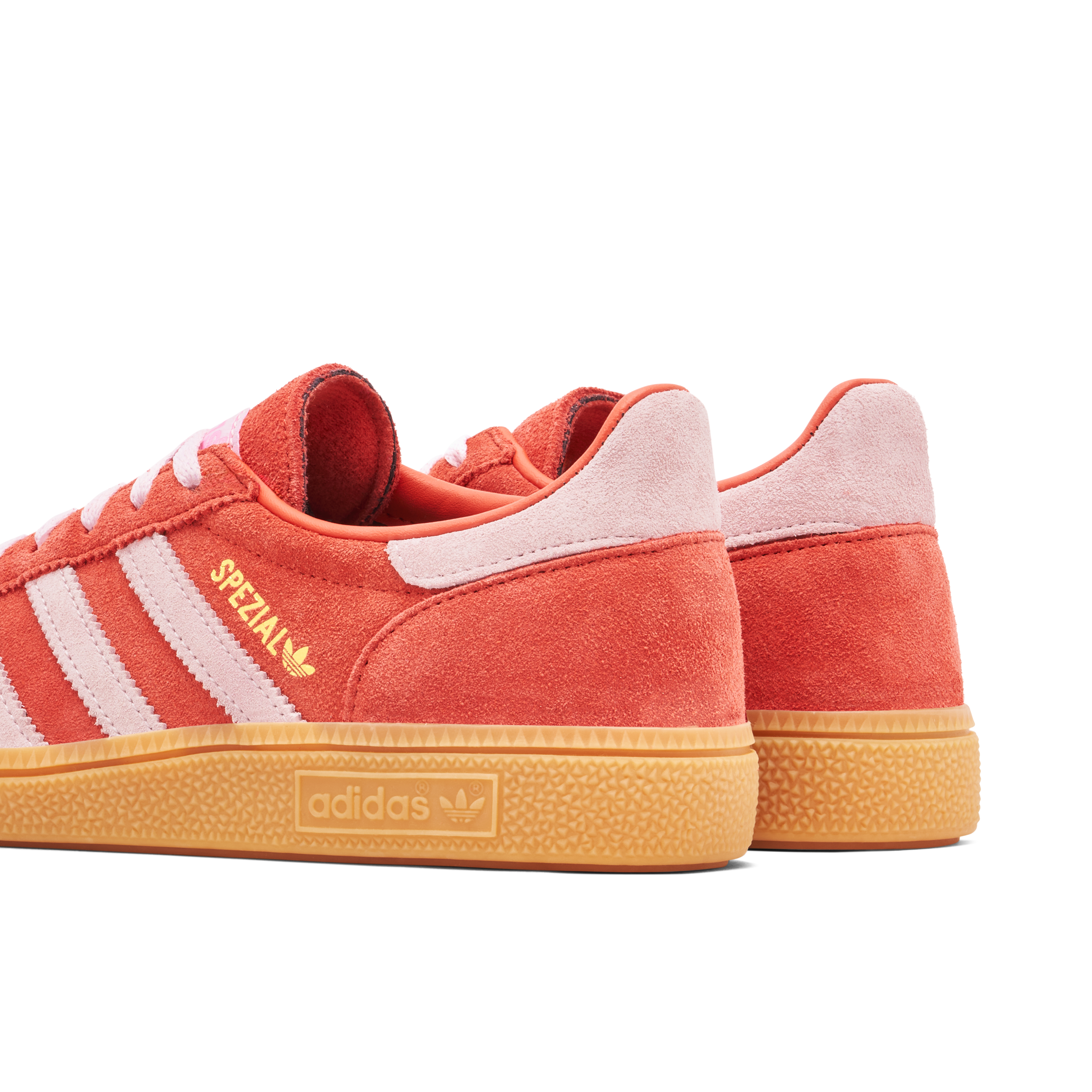 adidas Handball Spezial Bright Red Clear Pink Womens | IE5894 | Laced