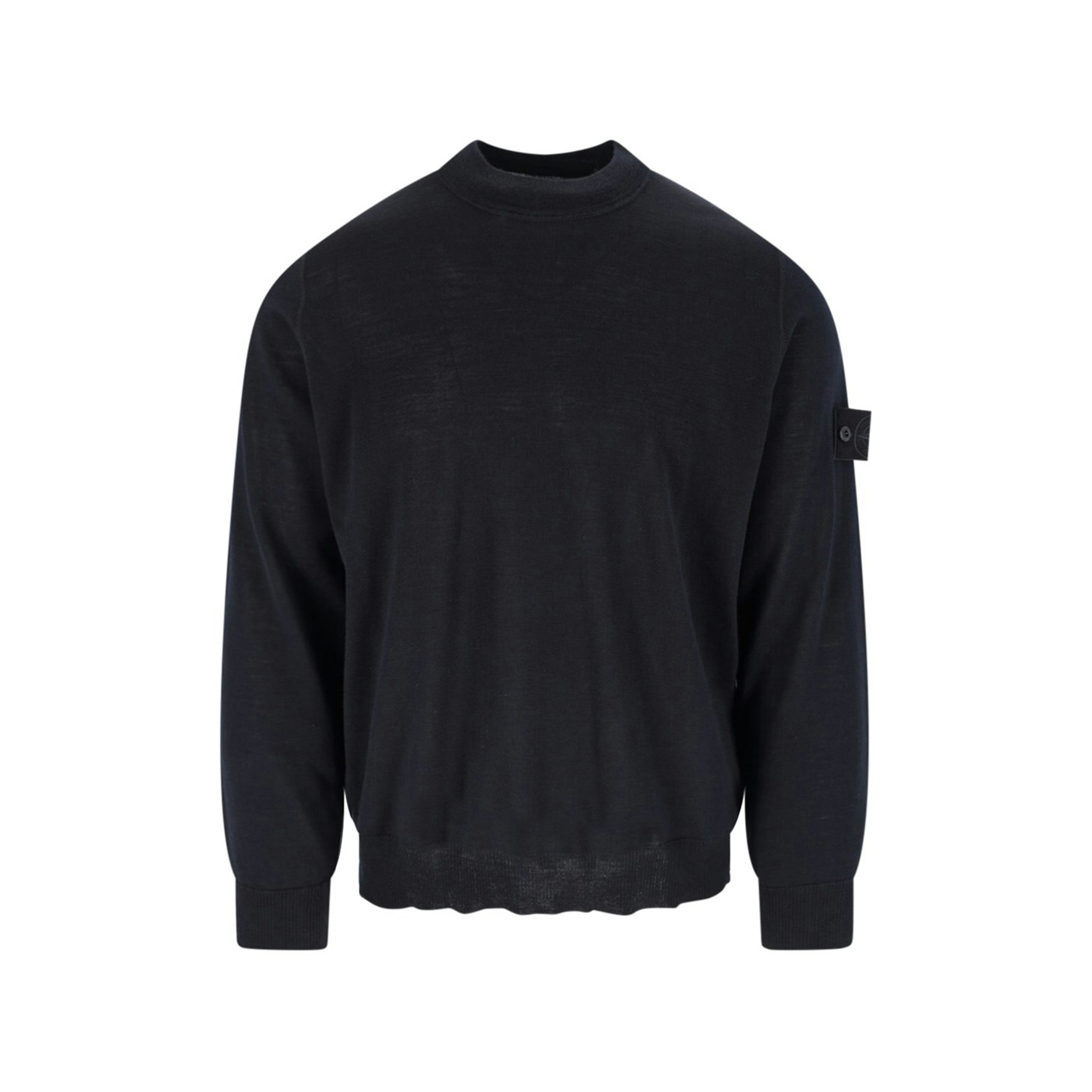 Stone Island Virgin Wool Sweater Ghost Navy