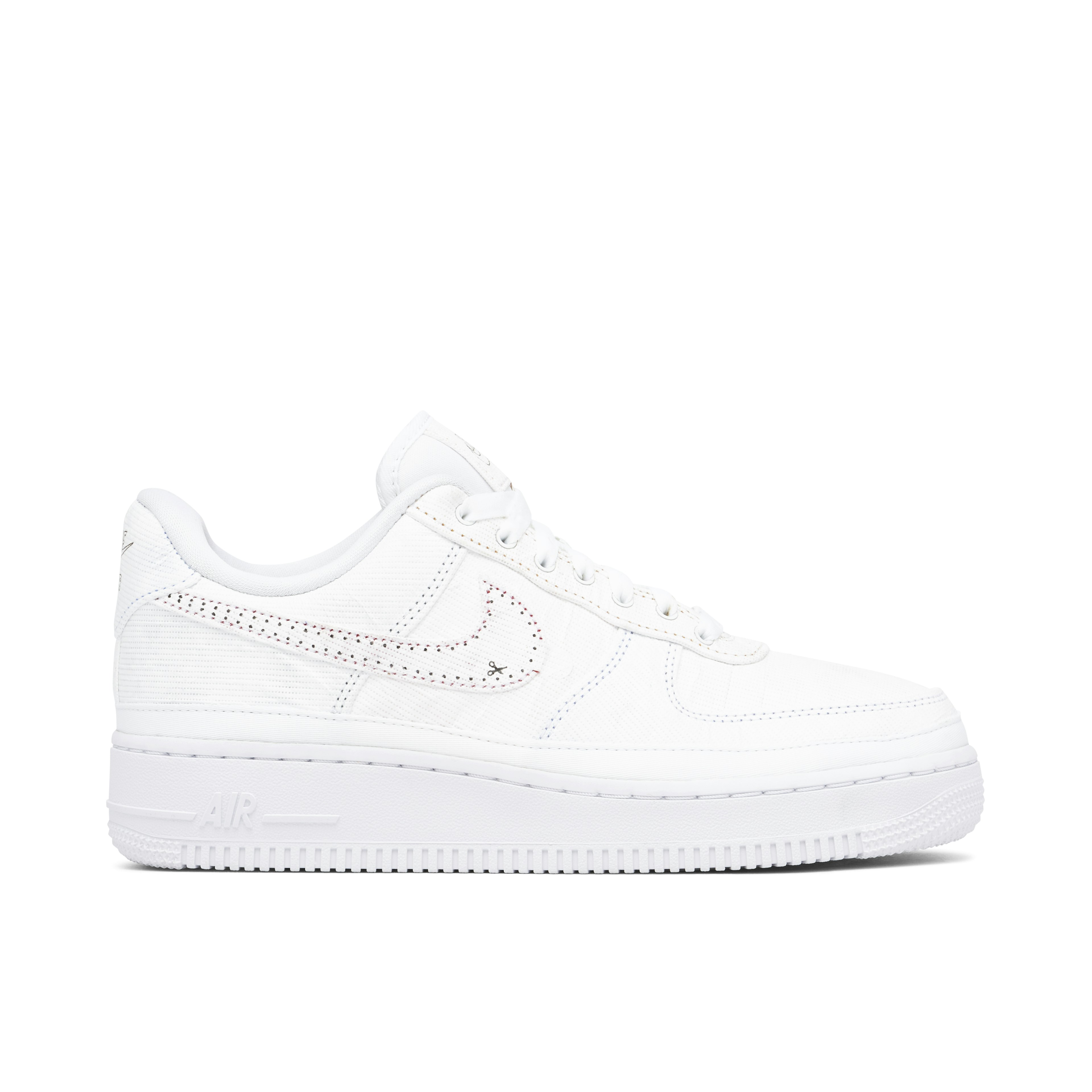 Nike Air Force 1 LX Tear Away Red Swoosh Womens