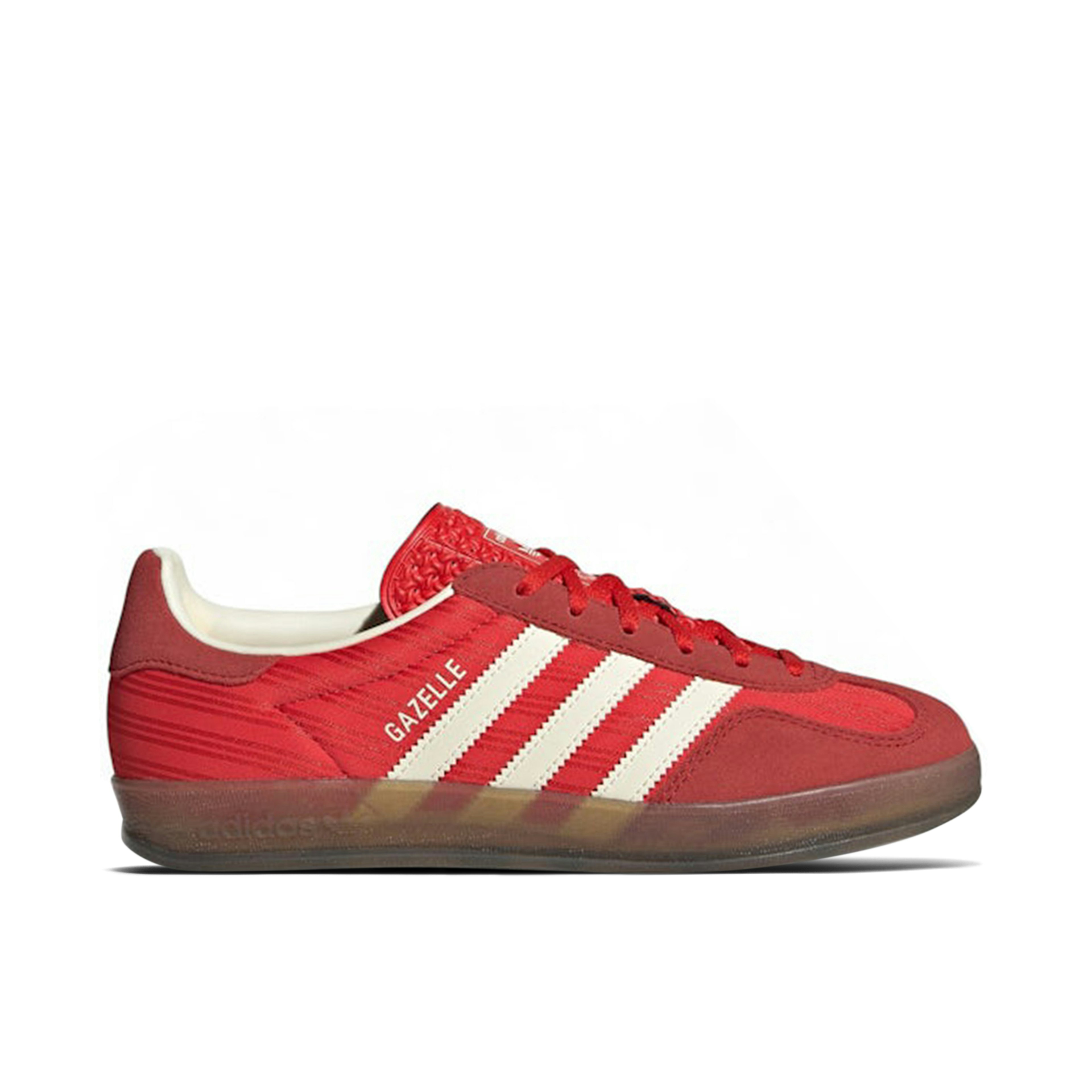 Adidas Gazelle Indoor Red Better Scarlet Cream White Womens