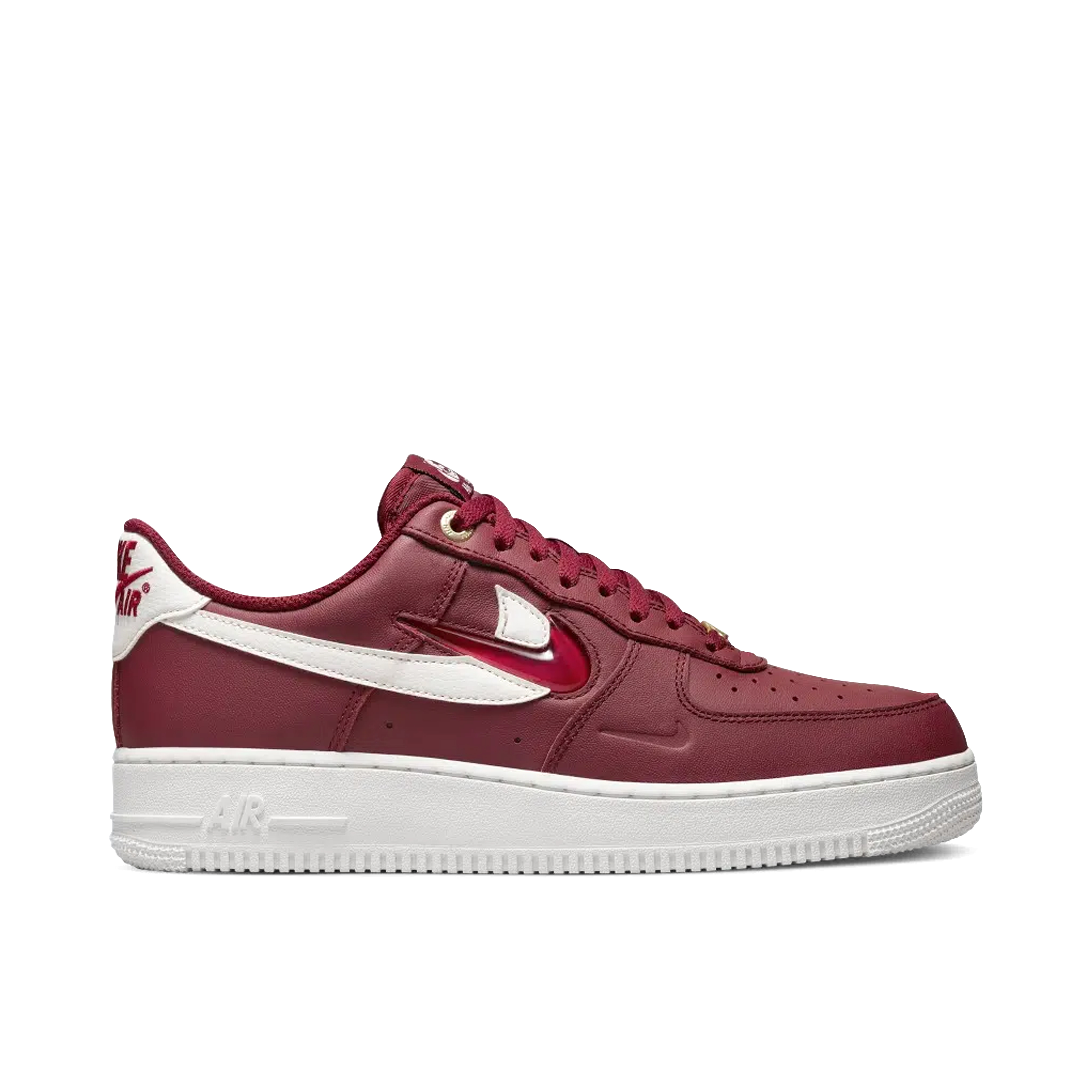 Nike air force fashion 1 suede womens burgundy