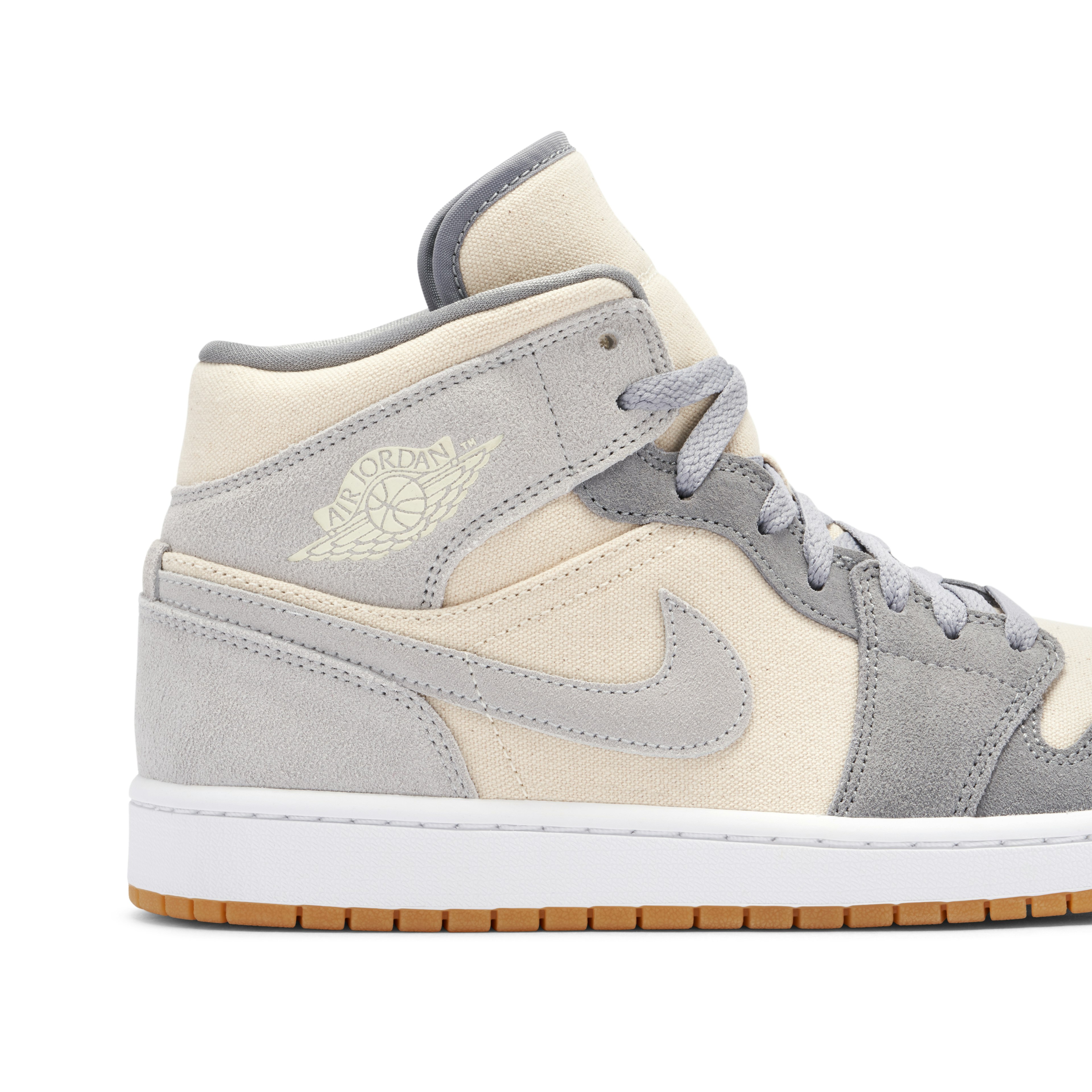 Air Jordan 1 Mid Cream Grey