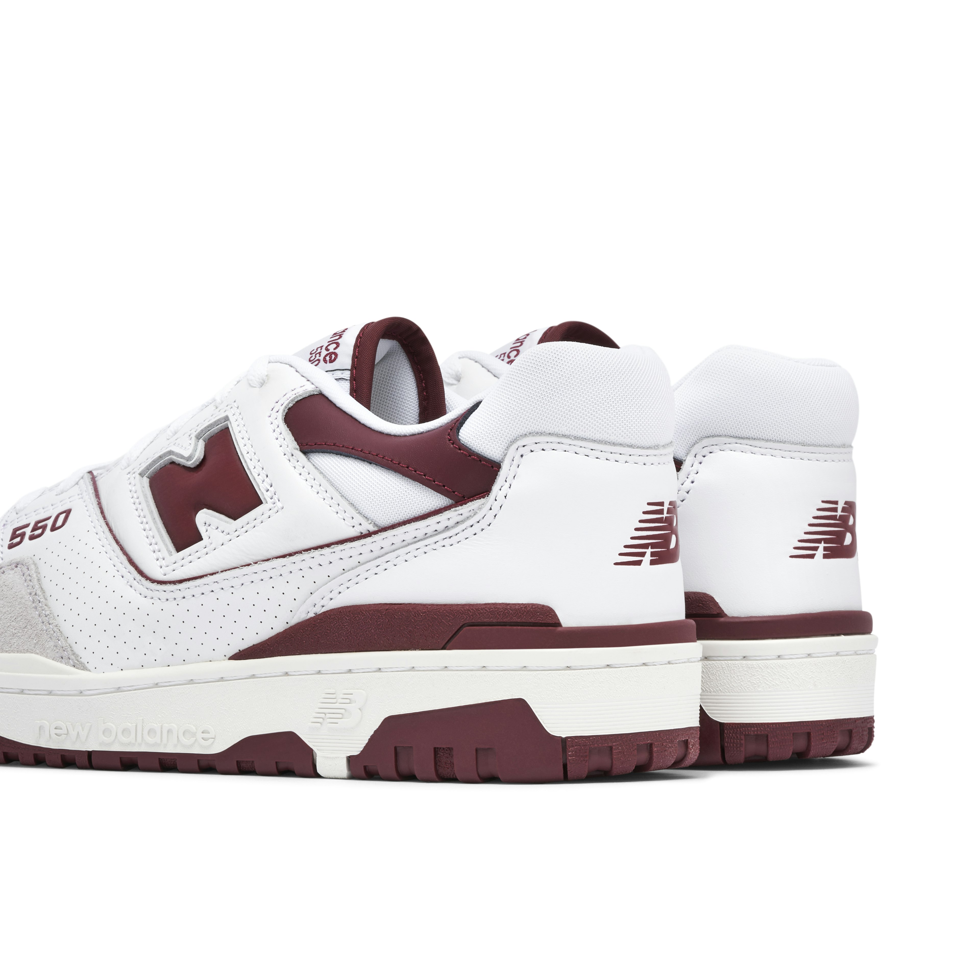 New Balance 550 White Burgundy