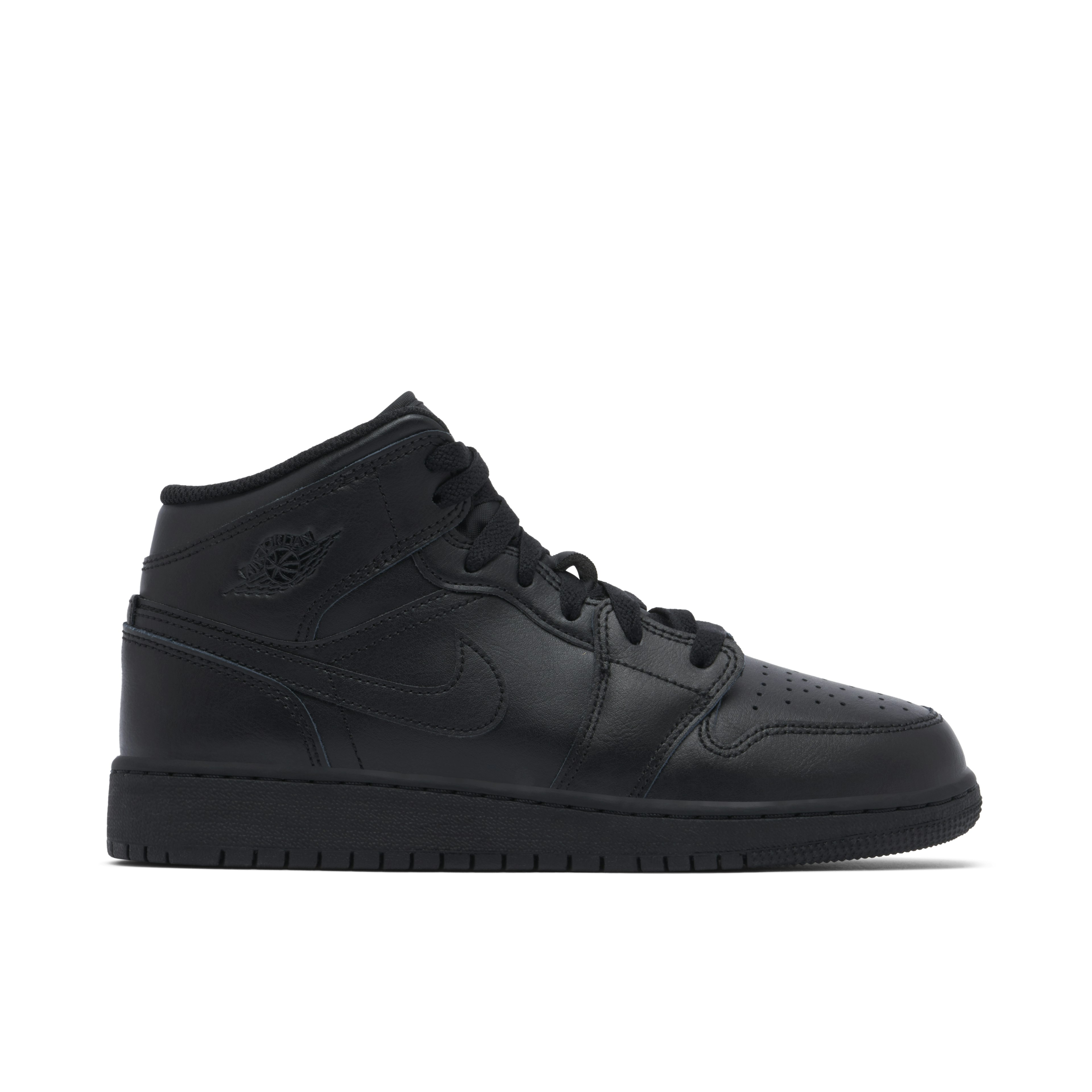 Air jordan several 1 Mid Triple Black GS