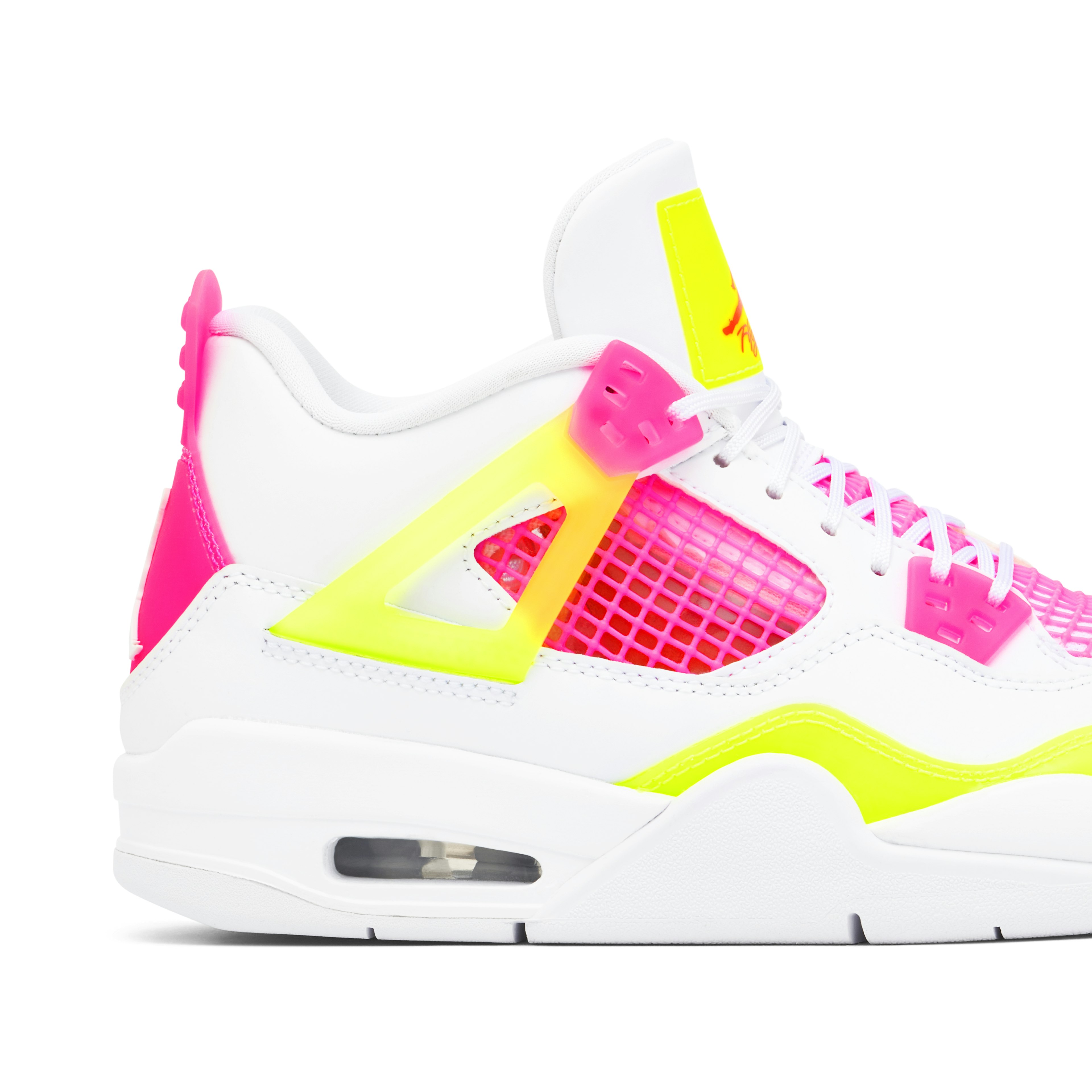 Air Jordan 4 Retro White Lemon Pink GS