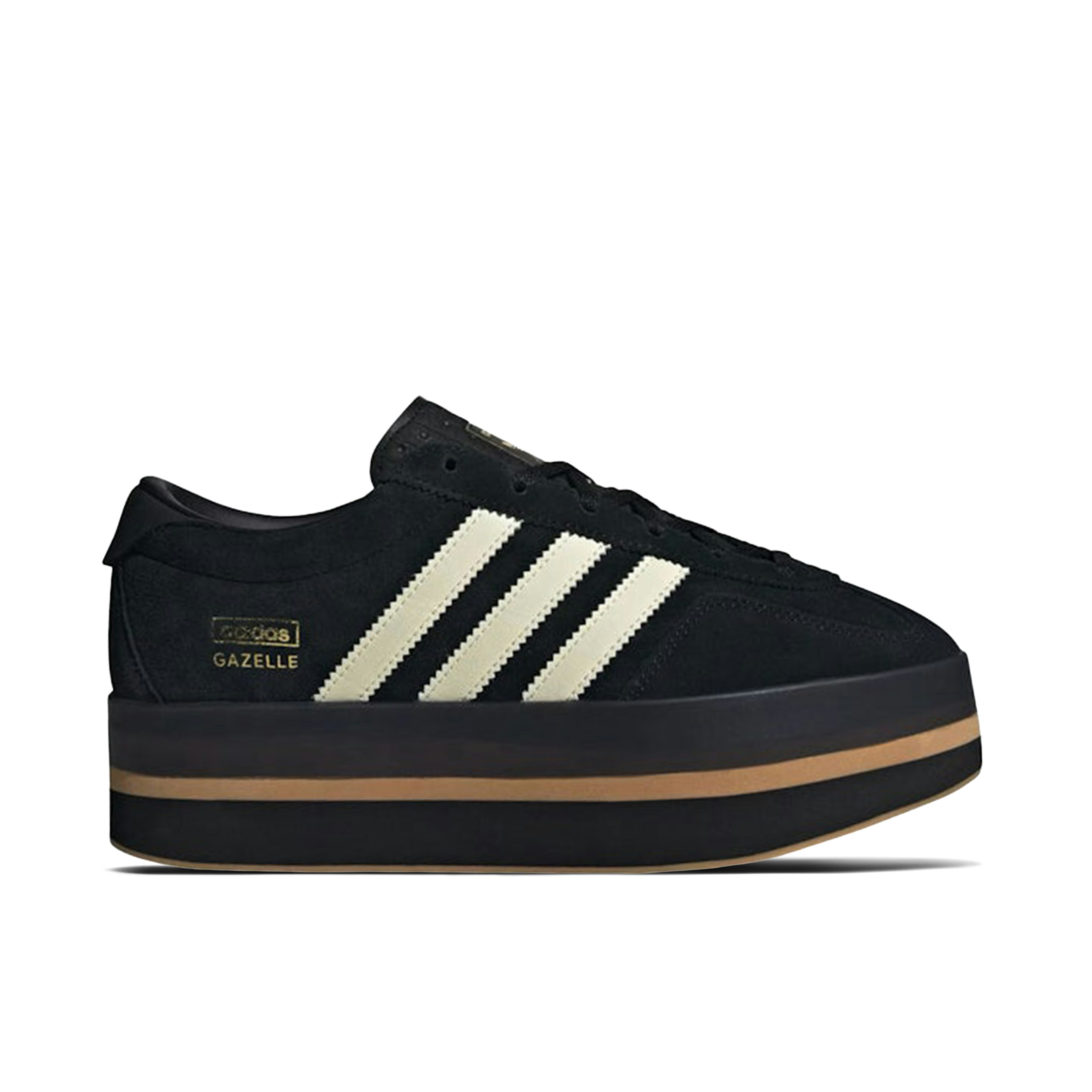Adidas Gazelle Stack Black Cream White Womens