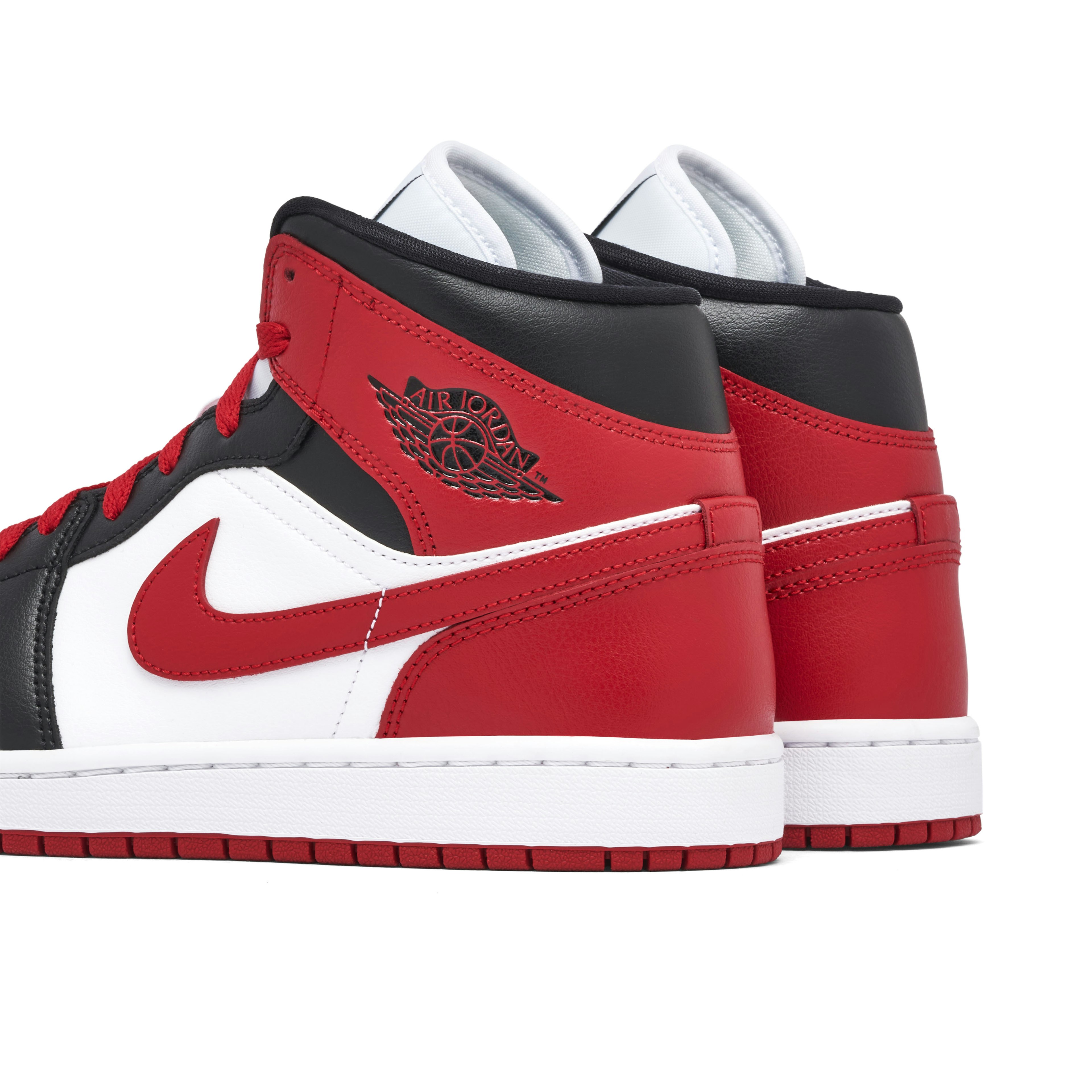 Air Jordan 1 Mid Alternate Bred Toe Femme