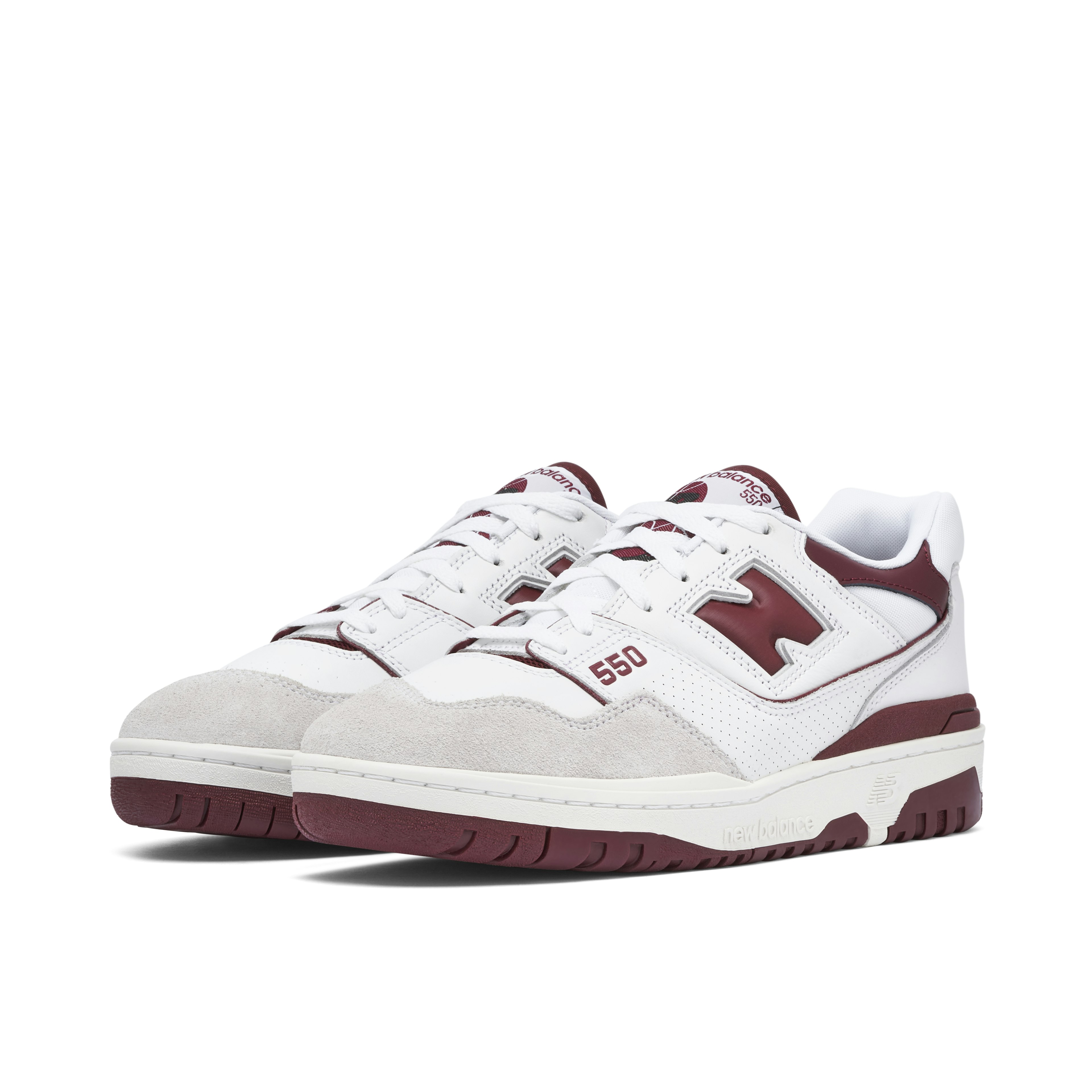 New Balance 550 White Burgundy