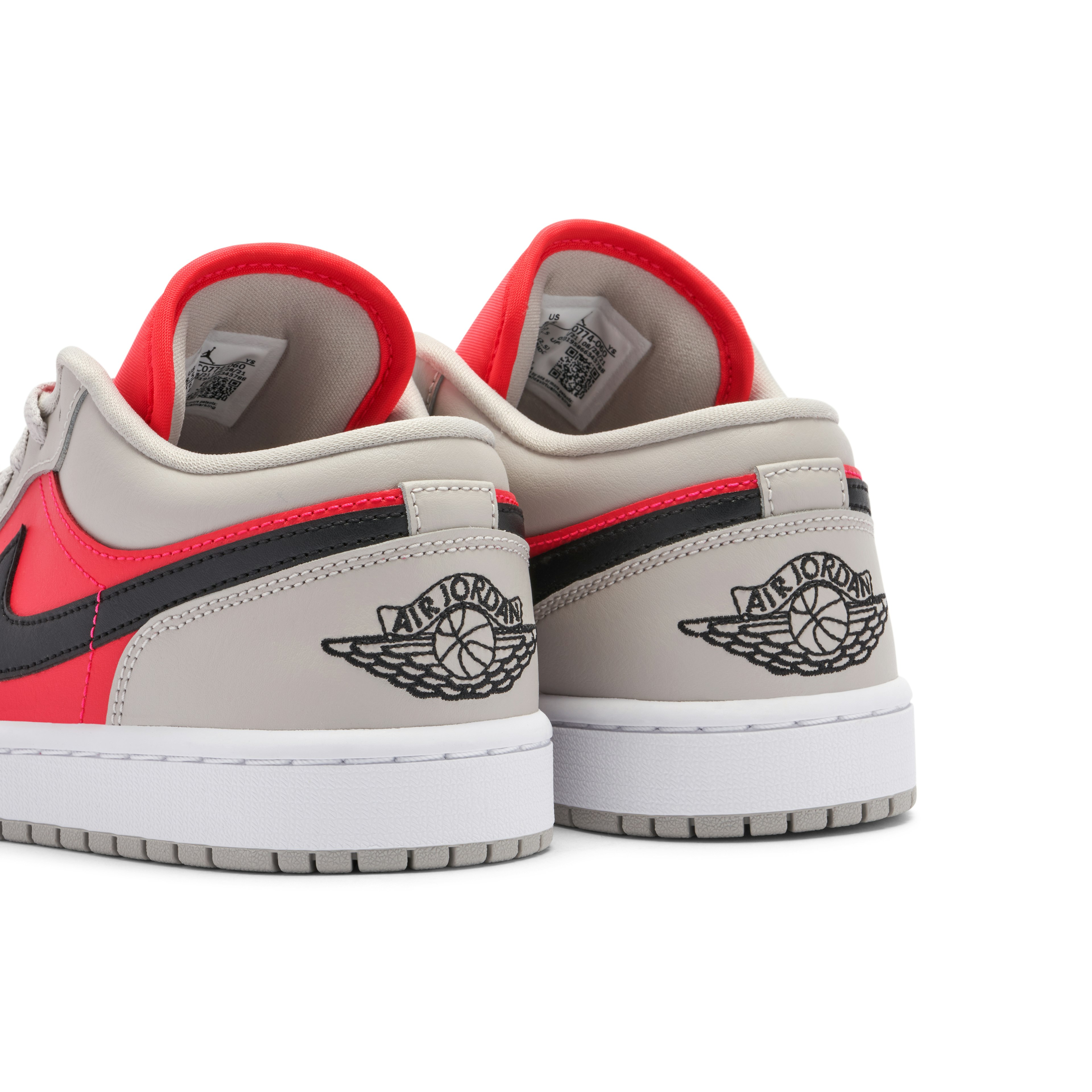 Air Jordan 1 Low Light Iron Red Femme
