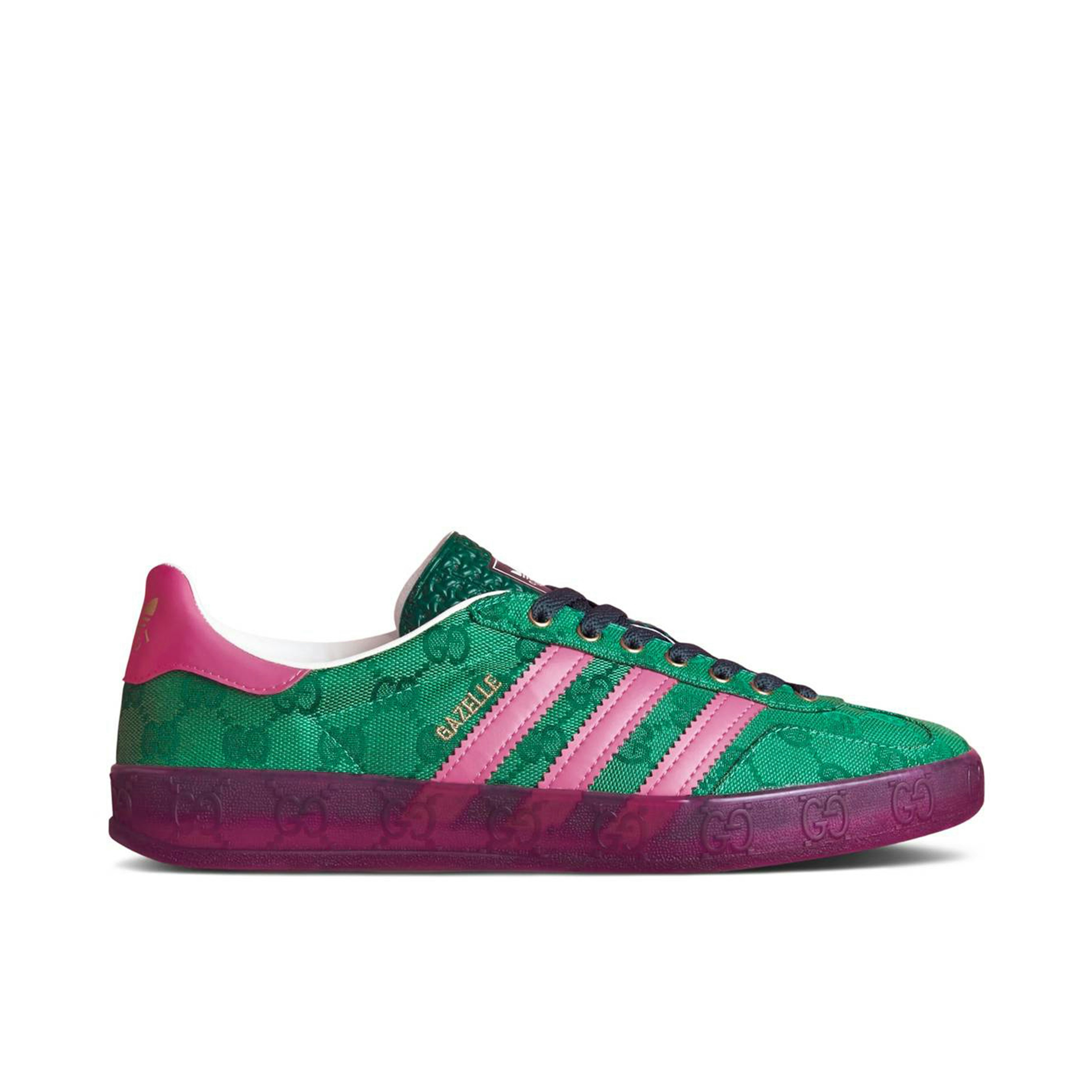 Adidas Gazelle x Gucci GG Monogram Green für Damen