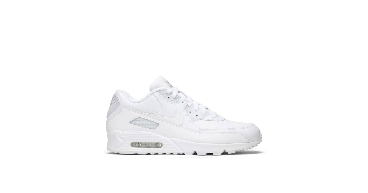 Nike Air Max 90 White Leather | 302519-113 | Laced