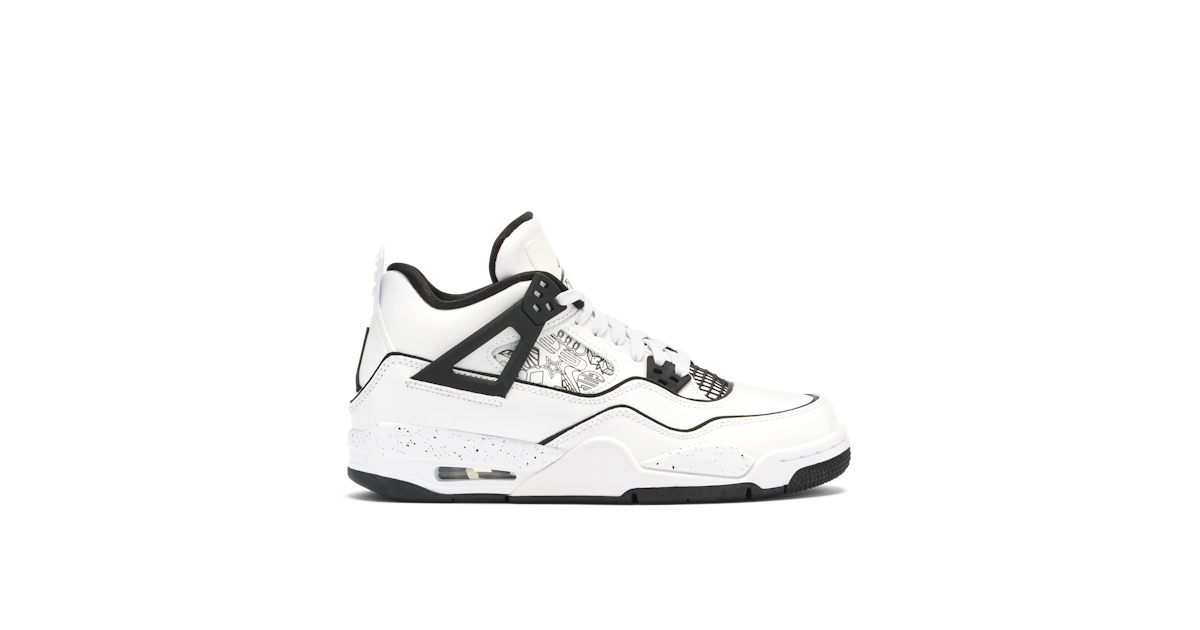 Air Jordan Retro GS DIY DC4101-100 Laced - Main Image