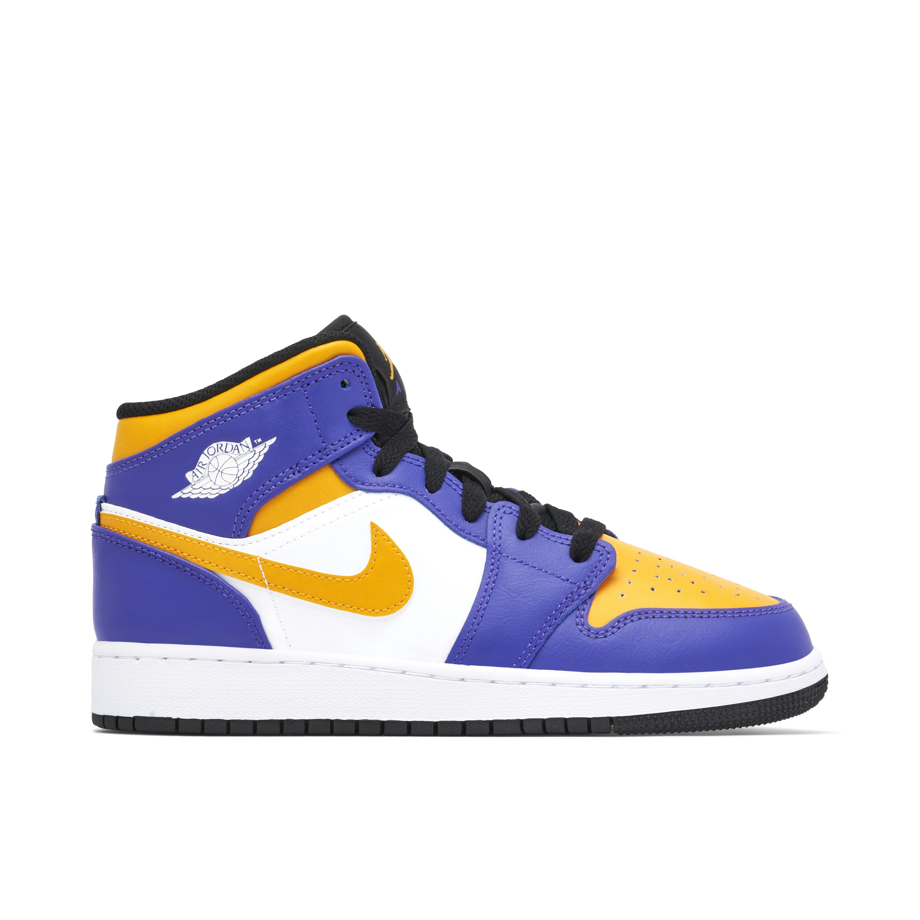 Air Jordan 1 Mid Lakers GS