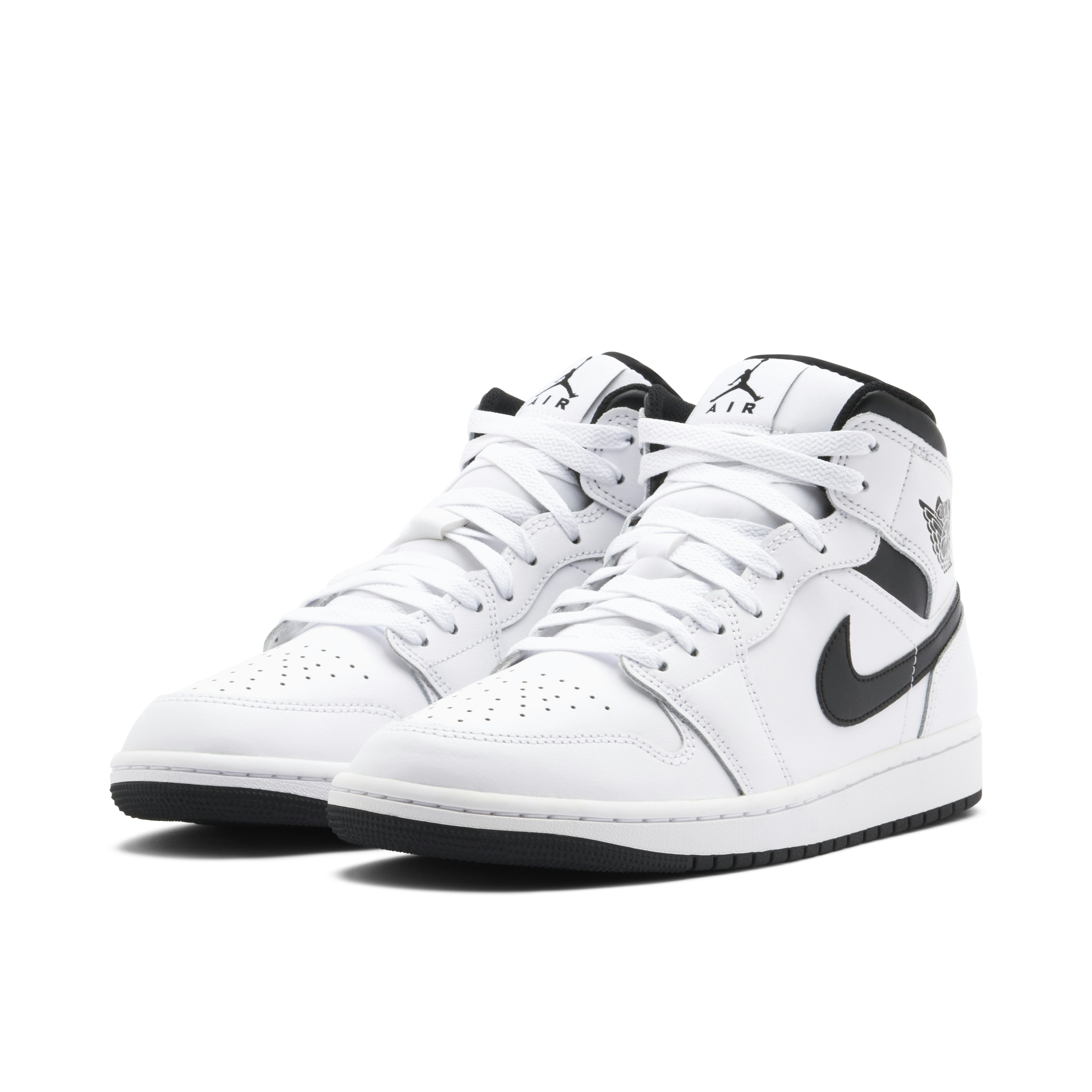 Air Jordan 1 Mid White Black