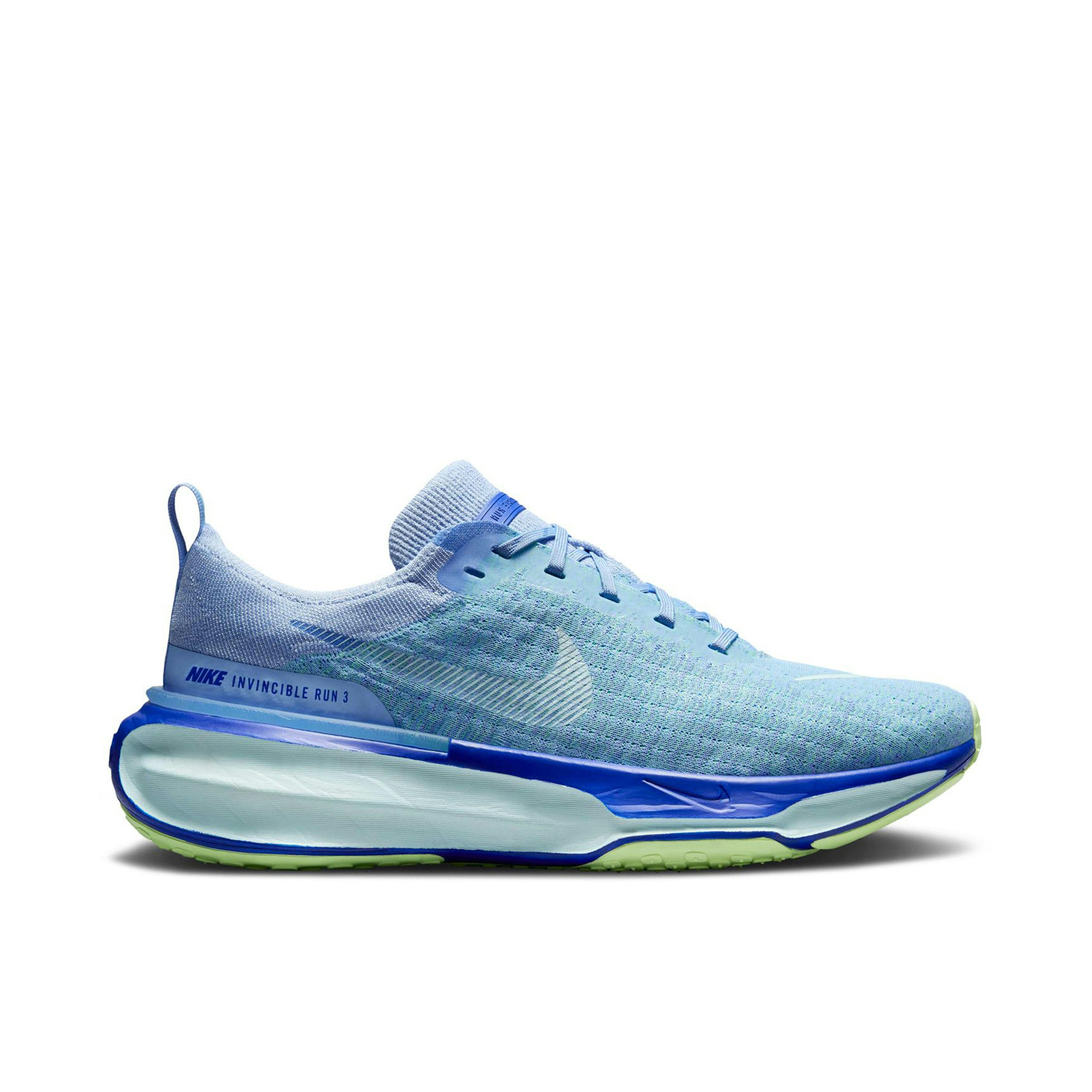 Nike Invincible Run 3 Aluminum Racer Blue Barely Volt Glacier Blue