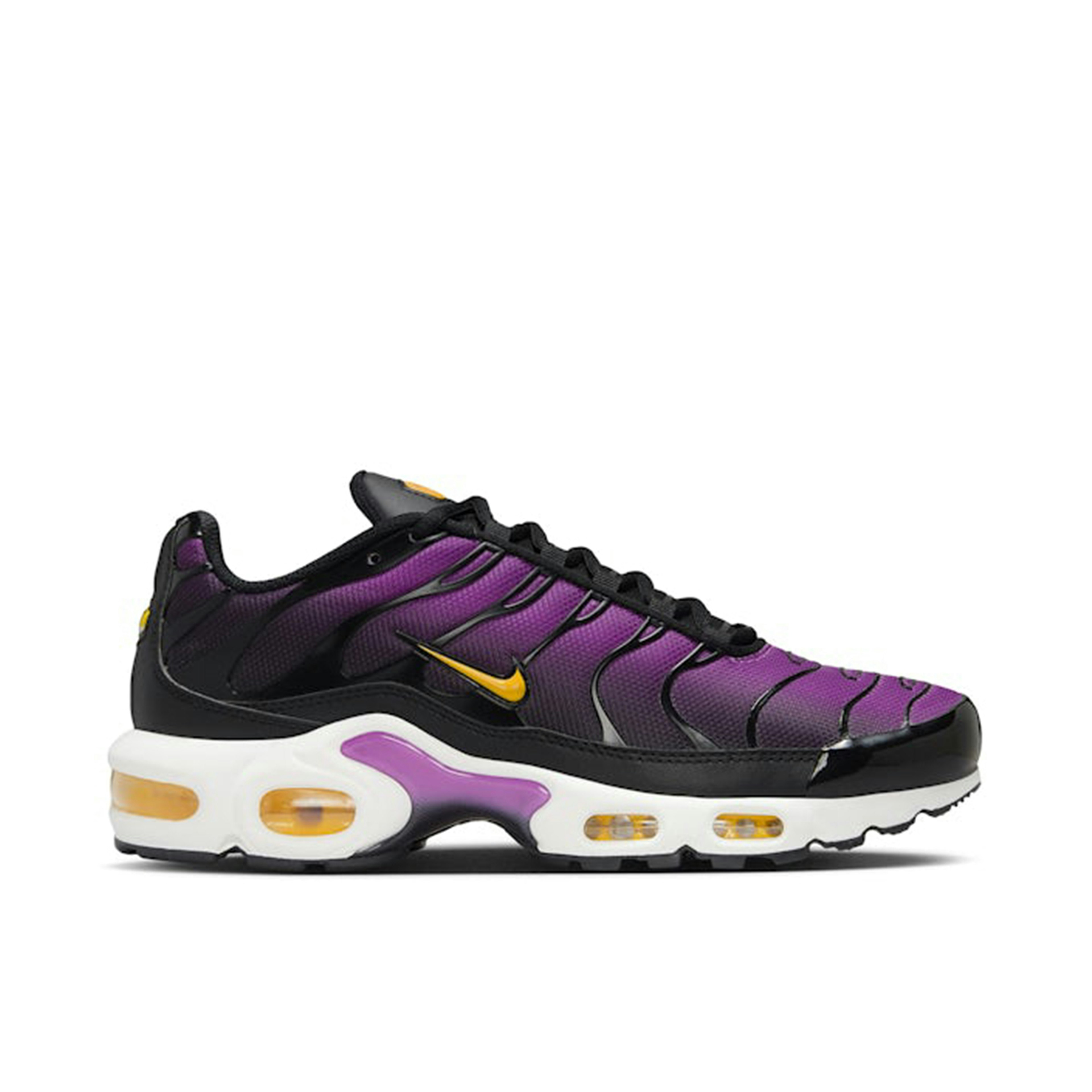 Nike Air Max Plus Black Laser Orange White Hyper Violet Womens