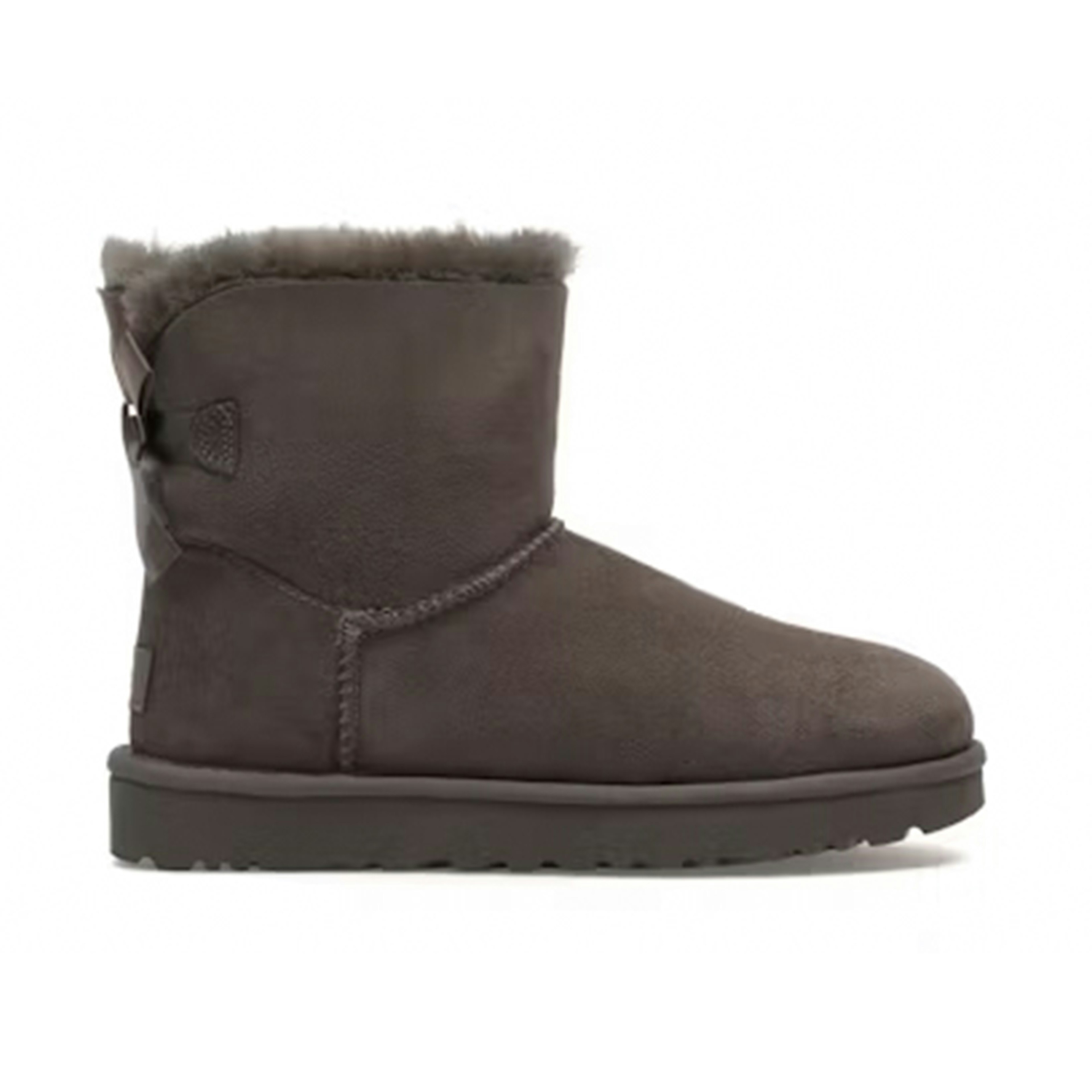 UGG Mini Bailey Bow II Boot Grey Womens