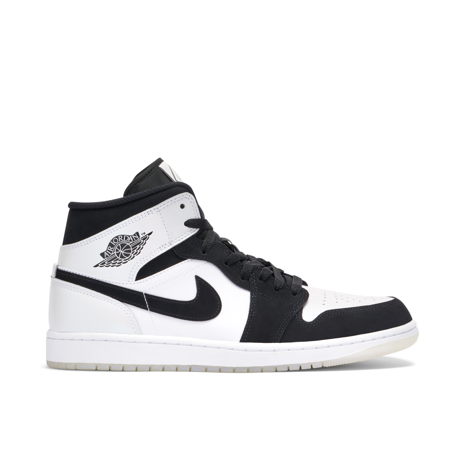 Air Jordan 1 Mid SE Diamond DH6933 100 Laced