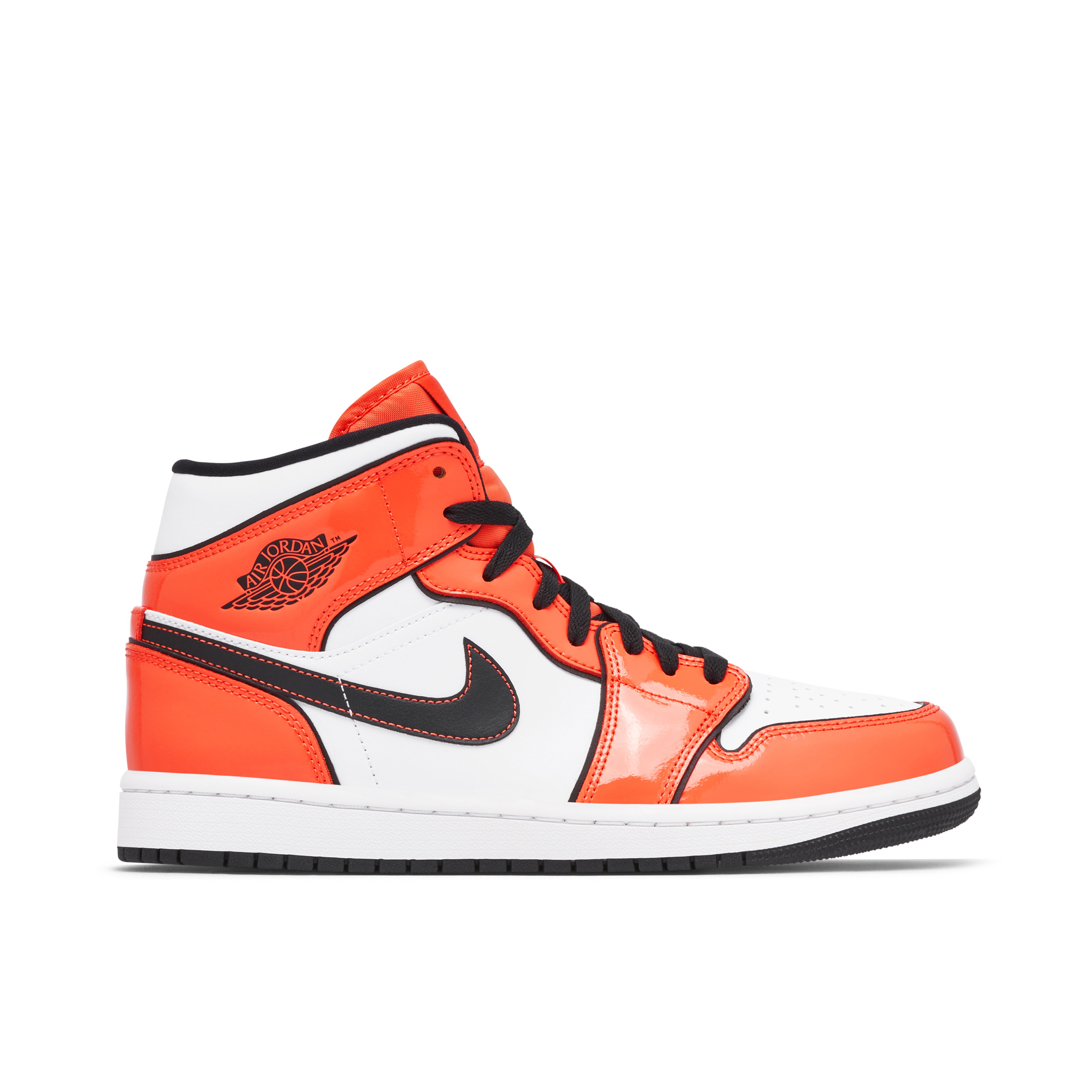 Size 11 Air Jordan 1 Mid SE Turf Orange Patent Orange DD6834-802 DS Nike Air Jordan 1 Mid Men main image 2