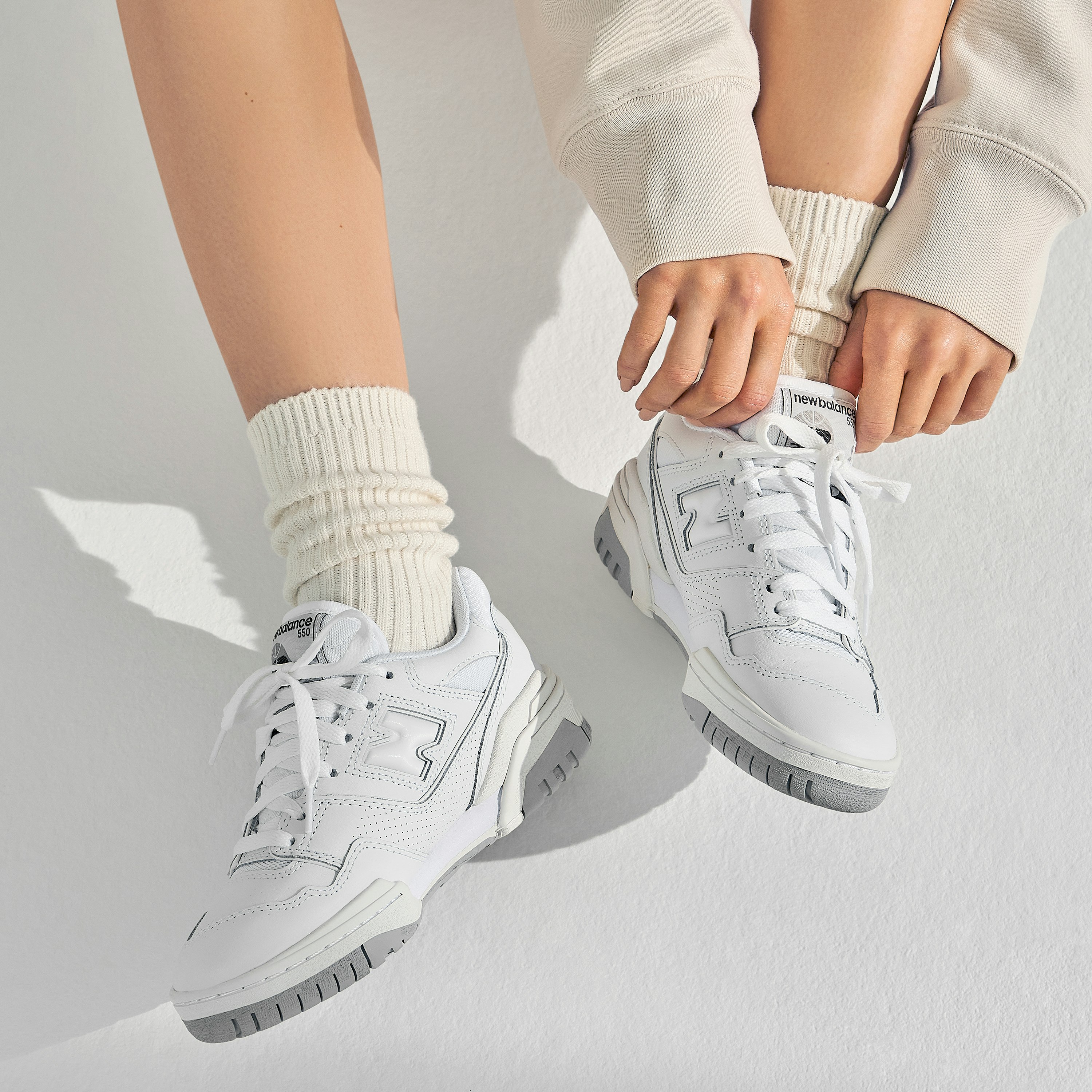 New Balance 550 White Grey