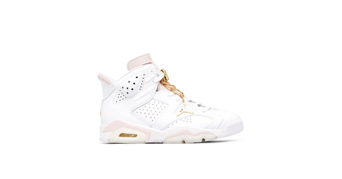 Air Jordan Retro Gold Hoops Womens DH9696-100 Laced