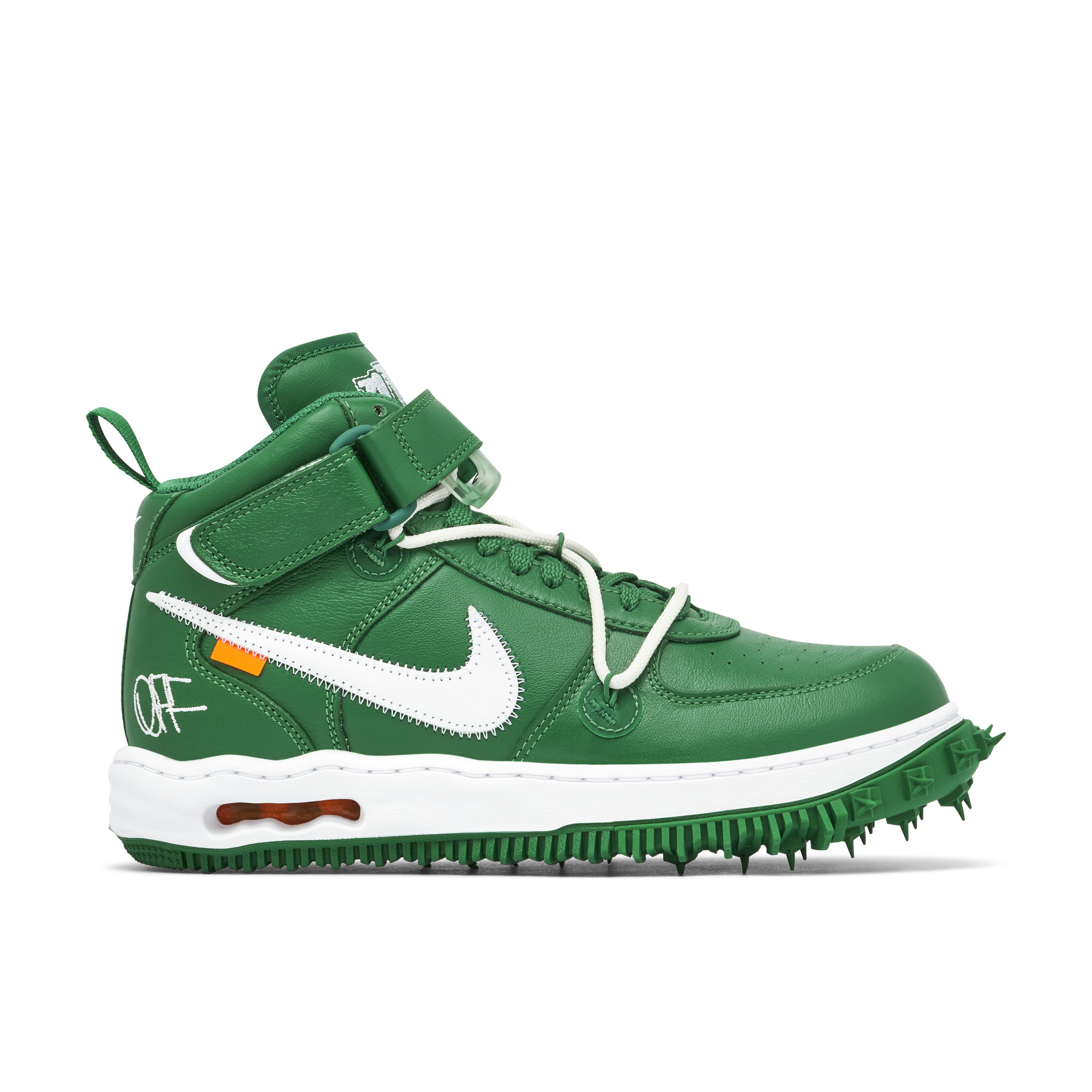 nike online Air Force 1 Mid x Off-White Pine Green