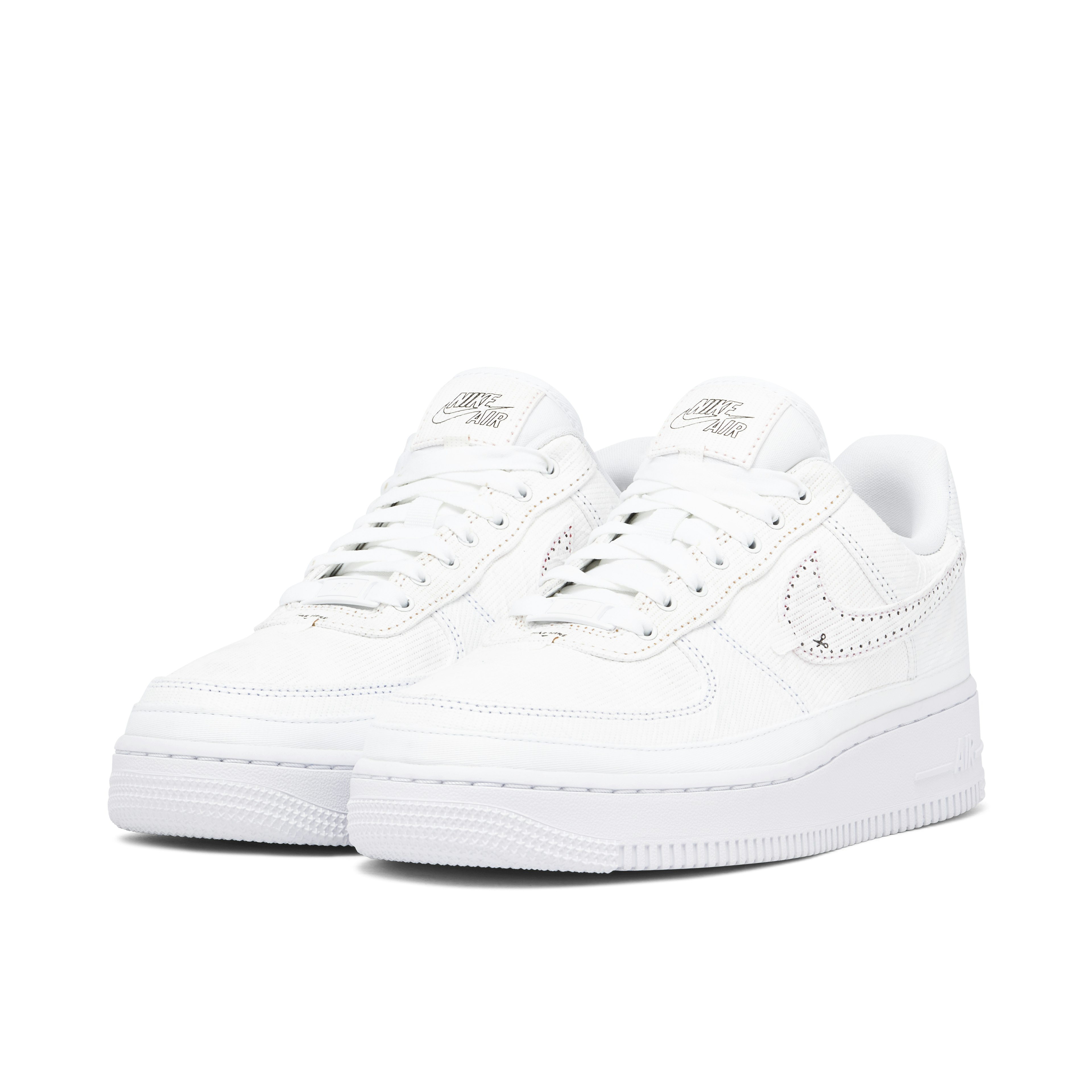 Nike Air Force 1 LX Tear Away Red Swoosh Womens