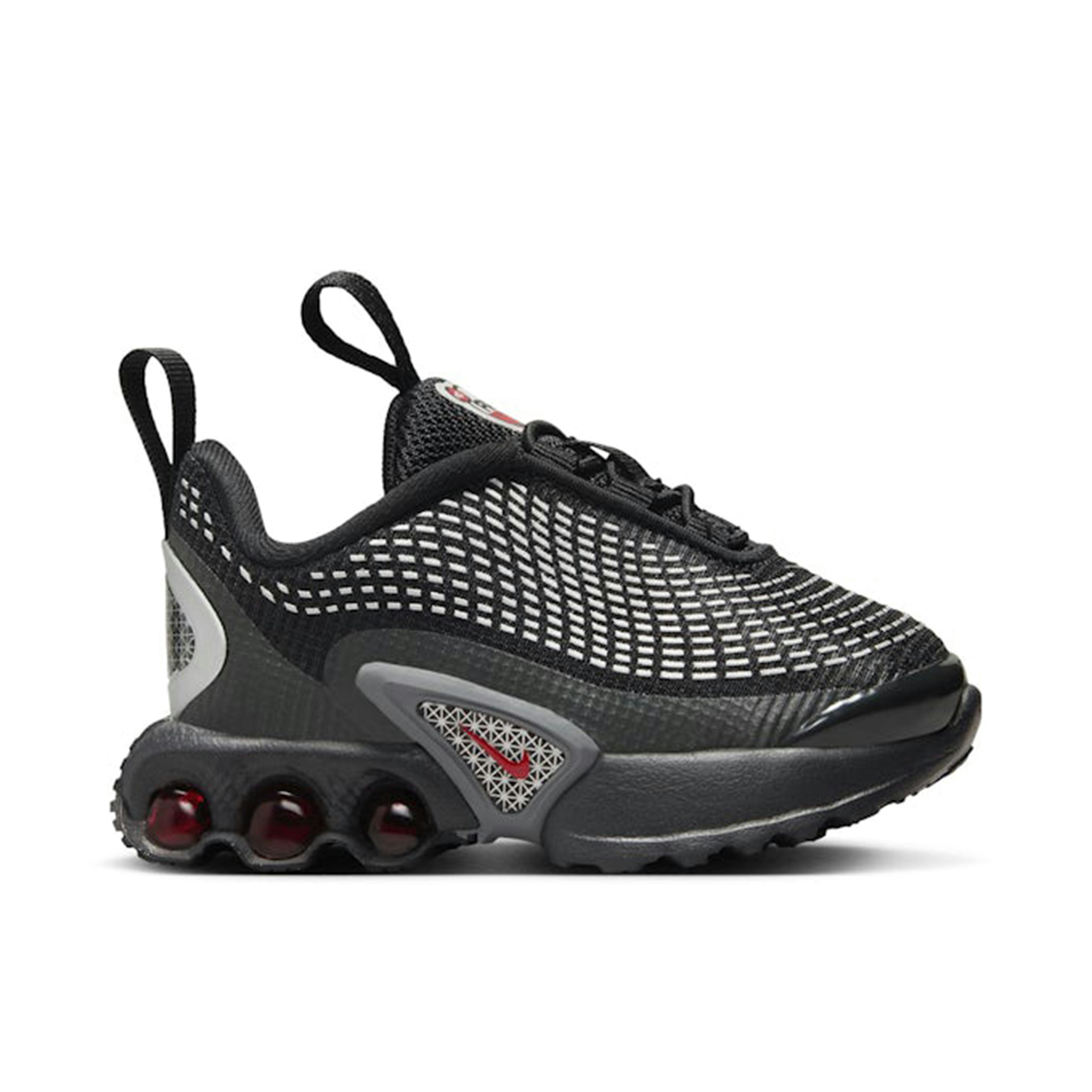 Nike Air Max Dn Black Metallic Silver University Red TD