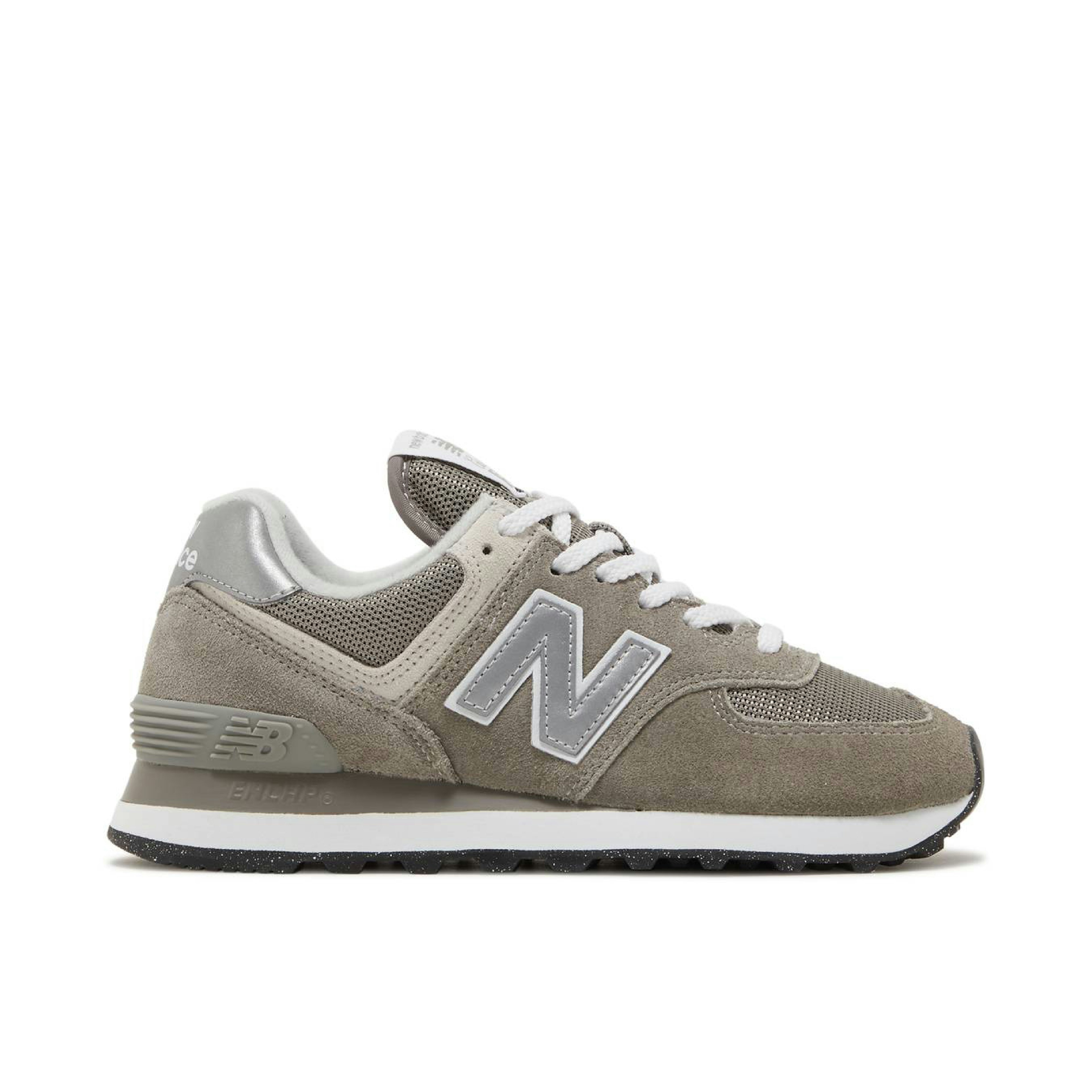 New Balance 574 Core Grey White Femme