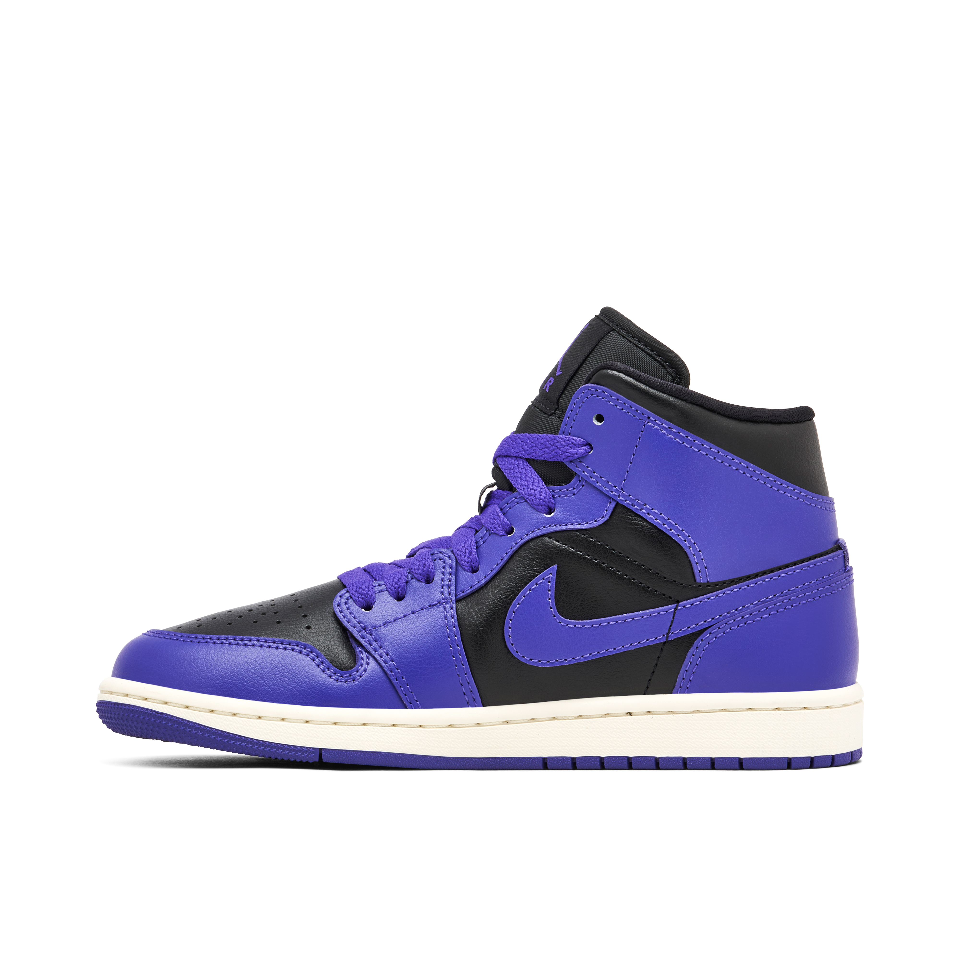 Air Jordan 1 Mid Purple Black für Damen | BQ6472-051 | Laced