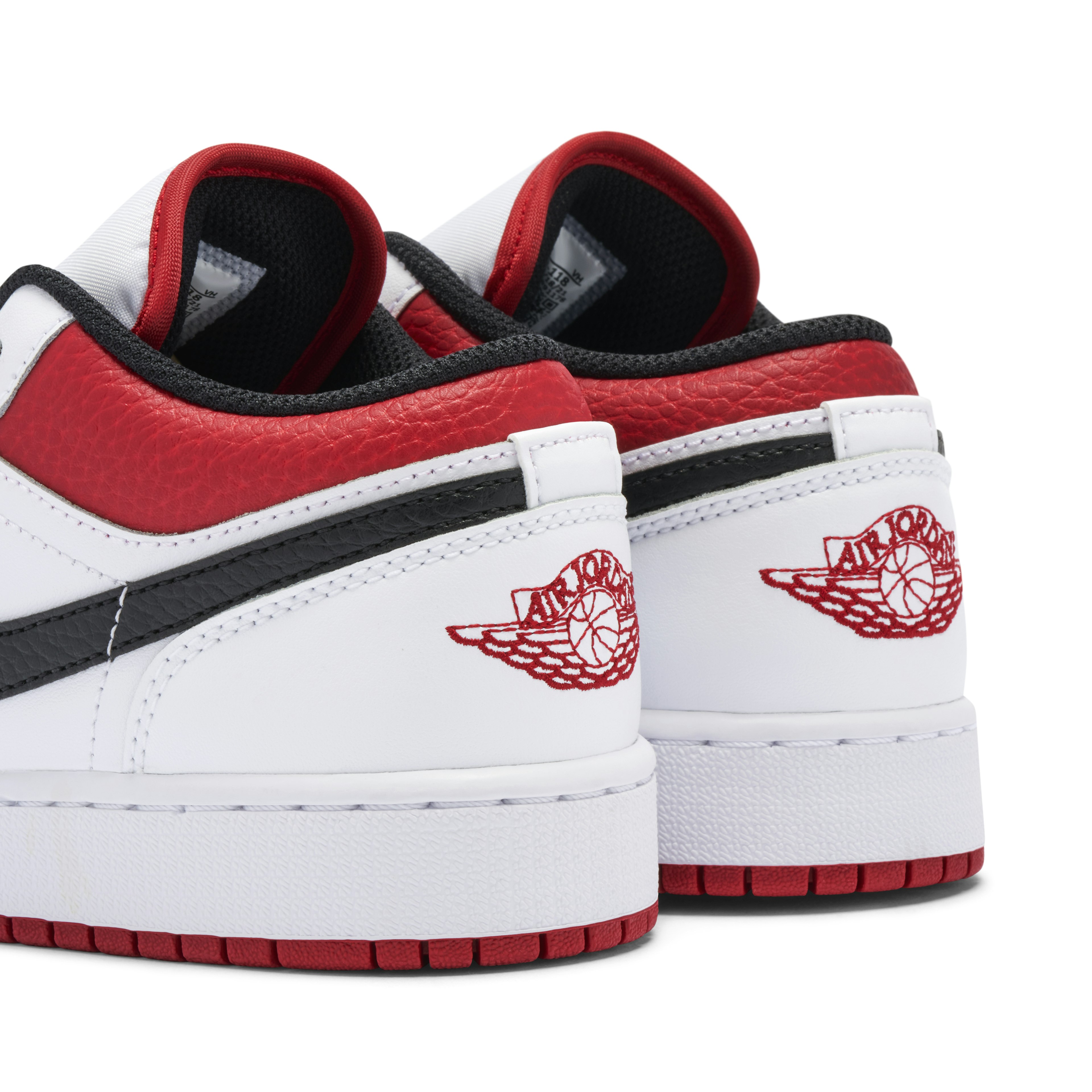 Air Jordan 1 Low White Gym Red GS