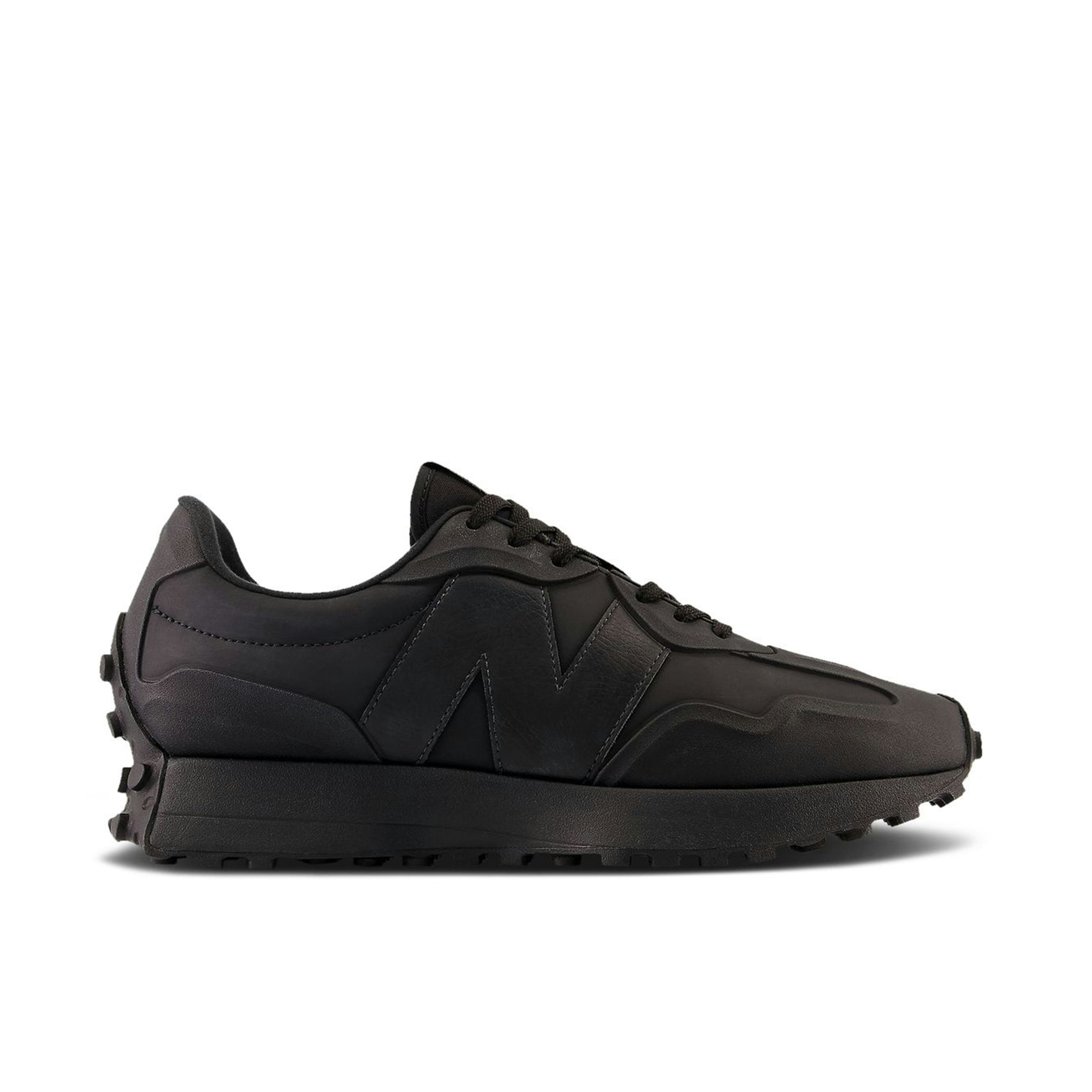 New Balance 327 Triple Black Nubuck