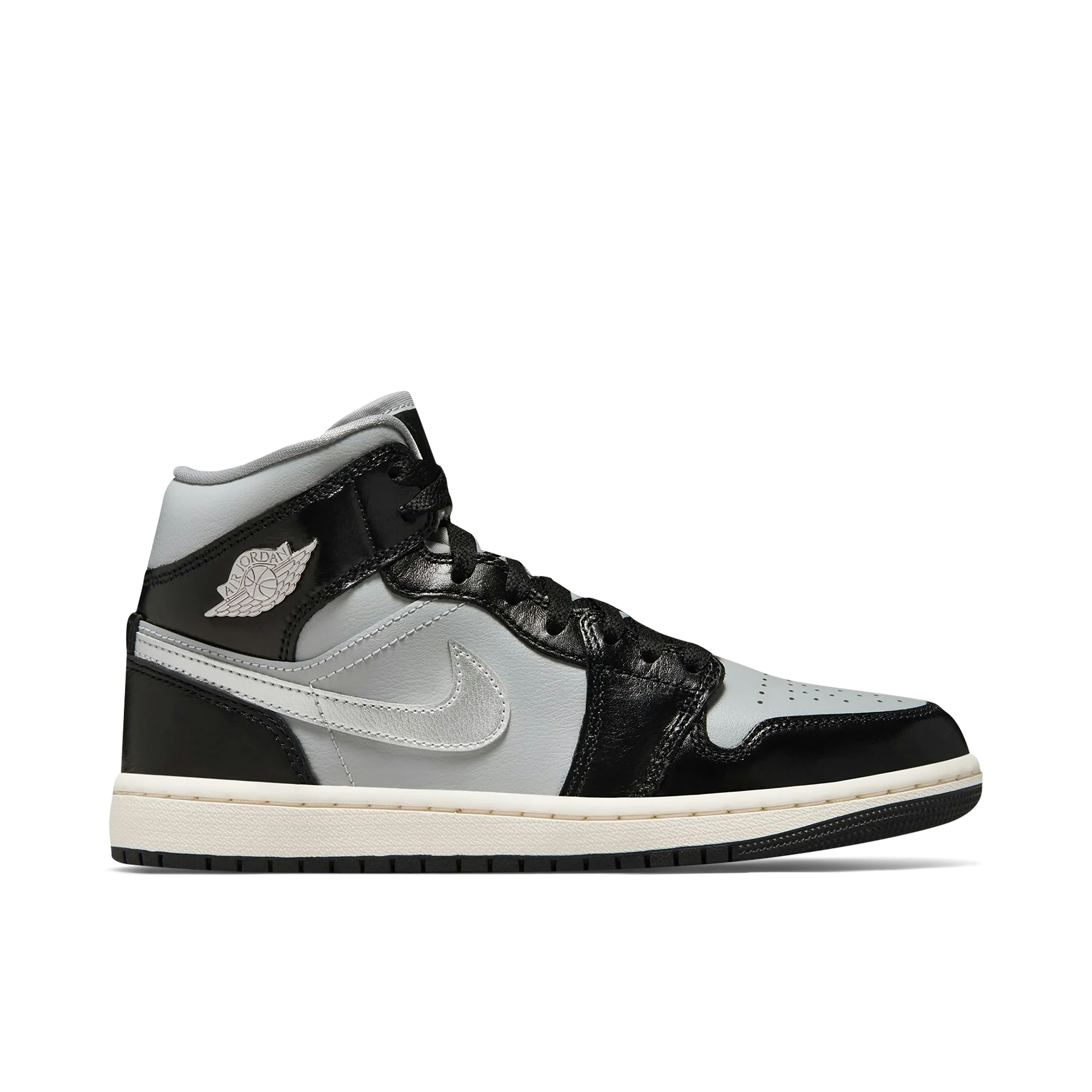 Air Jordan 1 Mid SE Black Chrome Womens